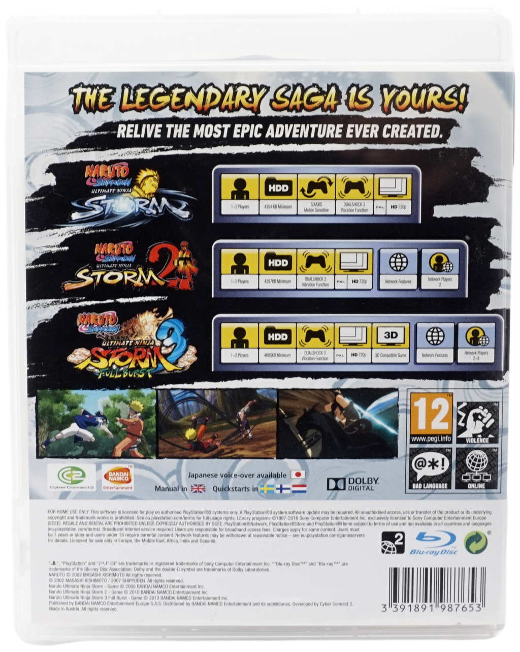 Naruto Shippuden : Ultimate Ninja Storm Collection (PS3)