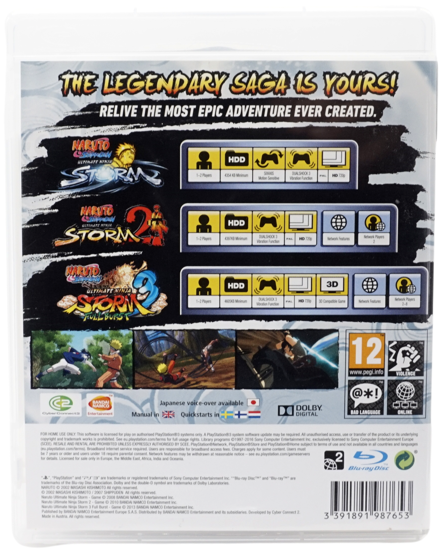 Naruto Shippuden : Ultimate Ninja Storm Collection (PS3)