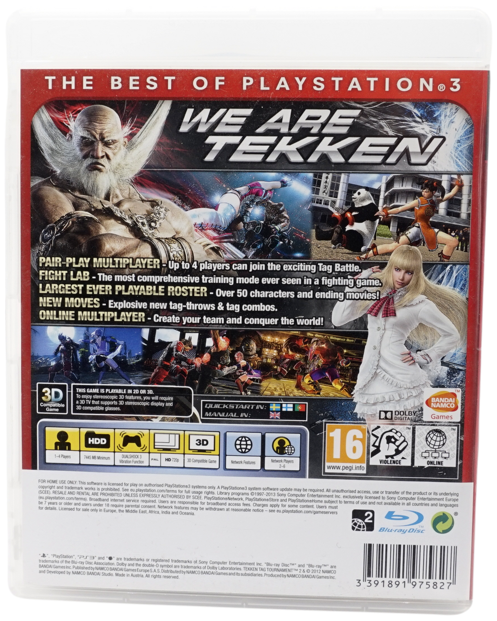 Tekken Tag Tournament 2 (Essentials) (PS3)