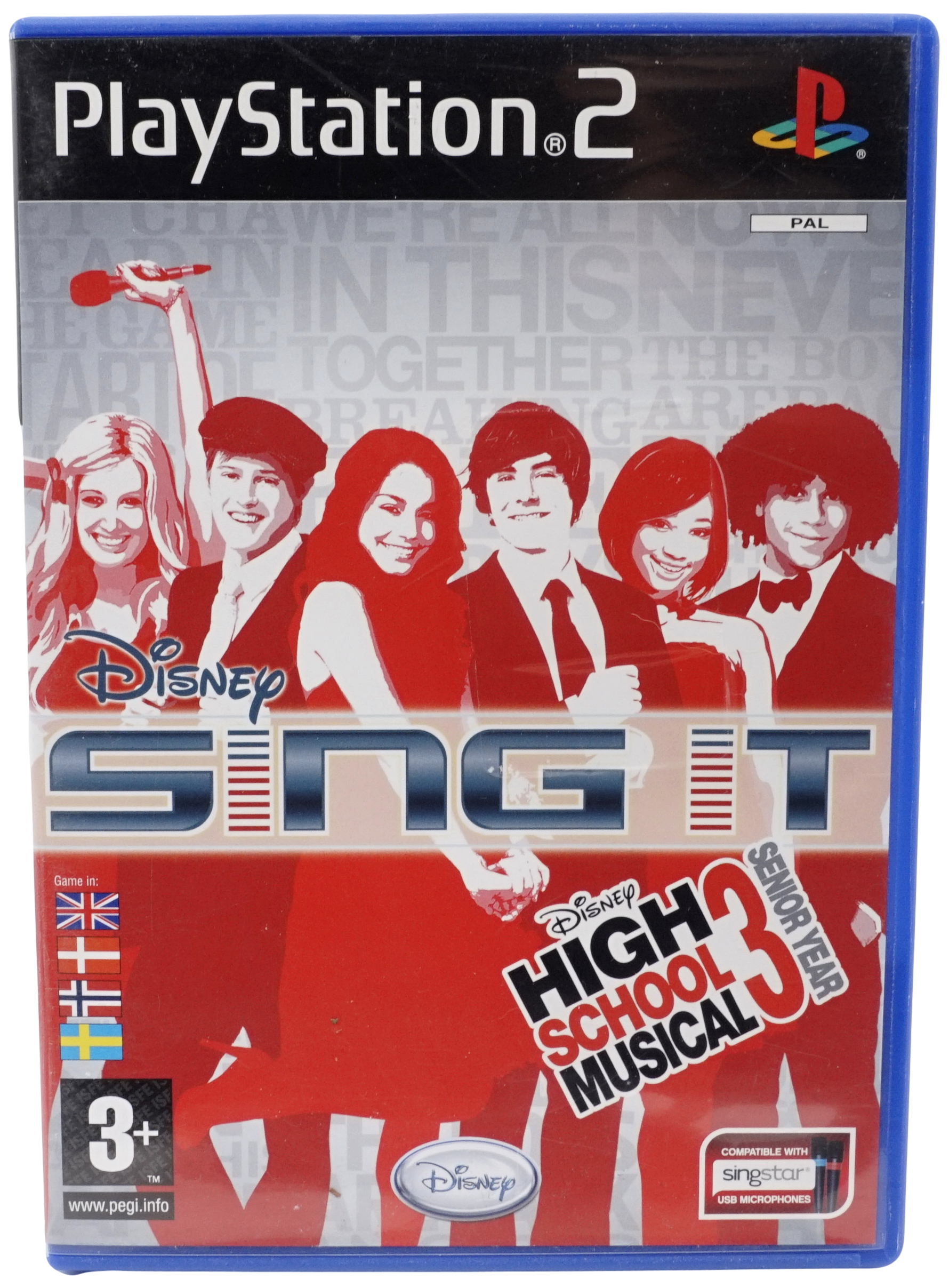Disney Sing It High School Musical 3 Senior Year (Uden Manual) (PS2)