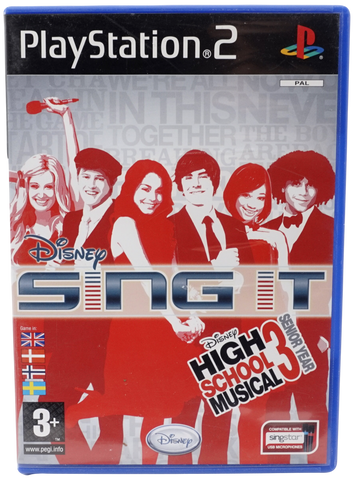 Disney Sing It High School Musical 3 Senior Year (Uden Manual) (PS2)