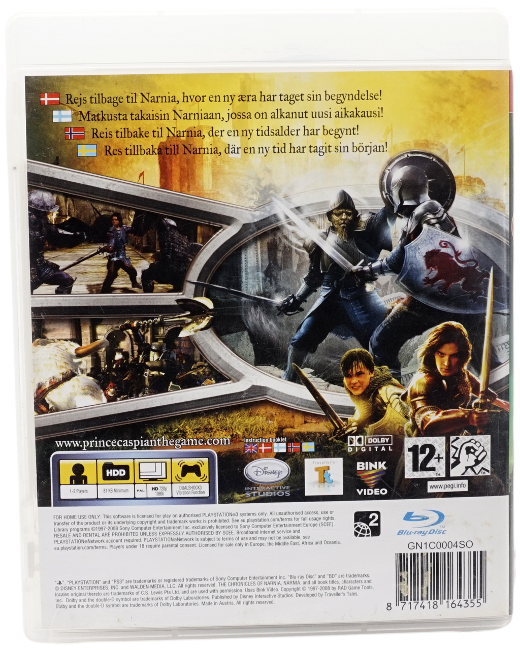 Narnia : Prince Caspian (PS3)
