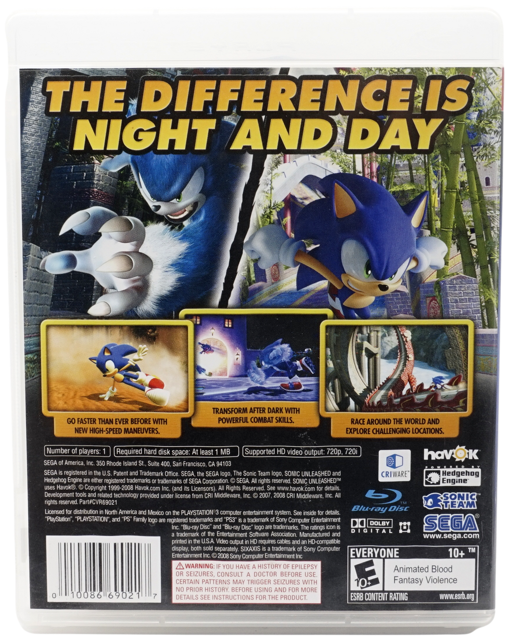 Sonic Unleashed (PS3)