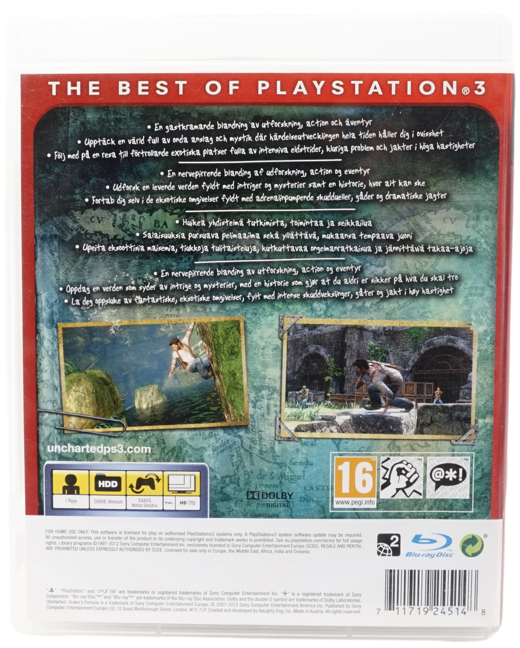 Uncharted Drakes Fortune (Essentials) (PS3)
