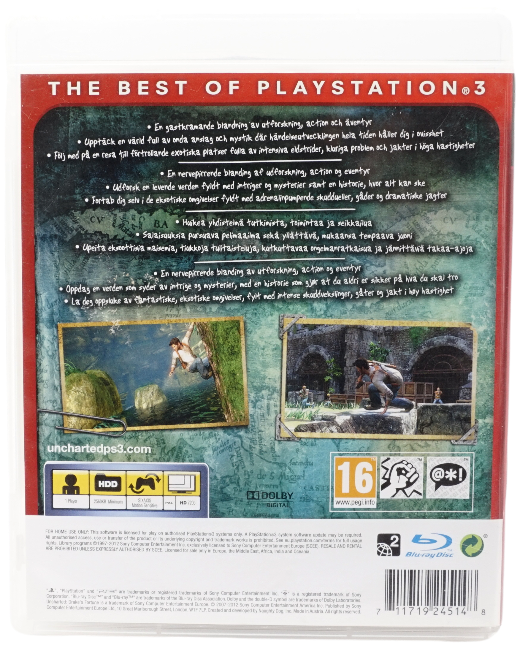 Uncharted Drakes Fortune (Essentials) (PS3)