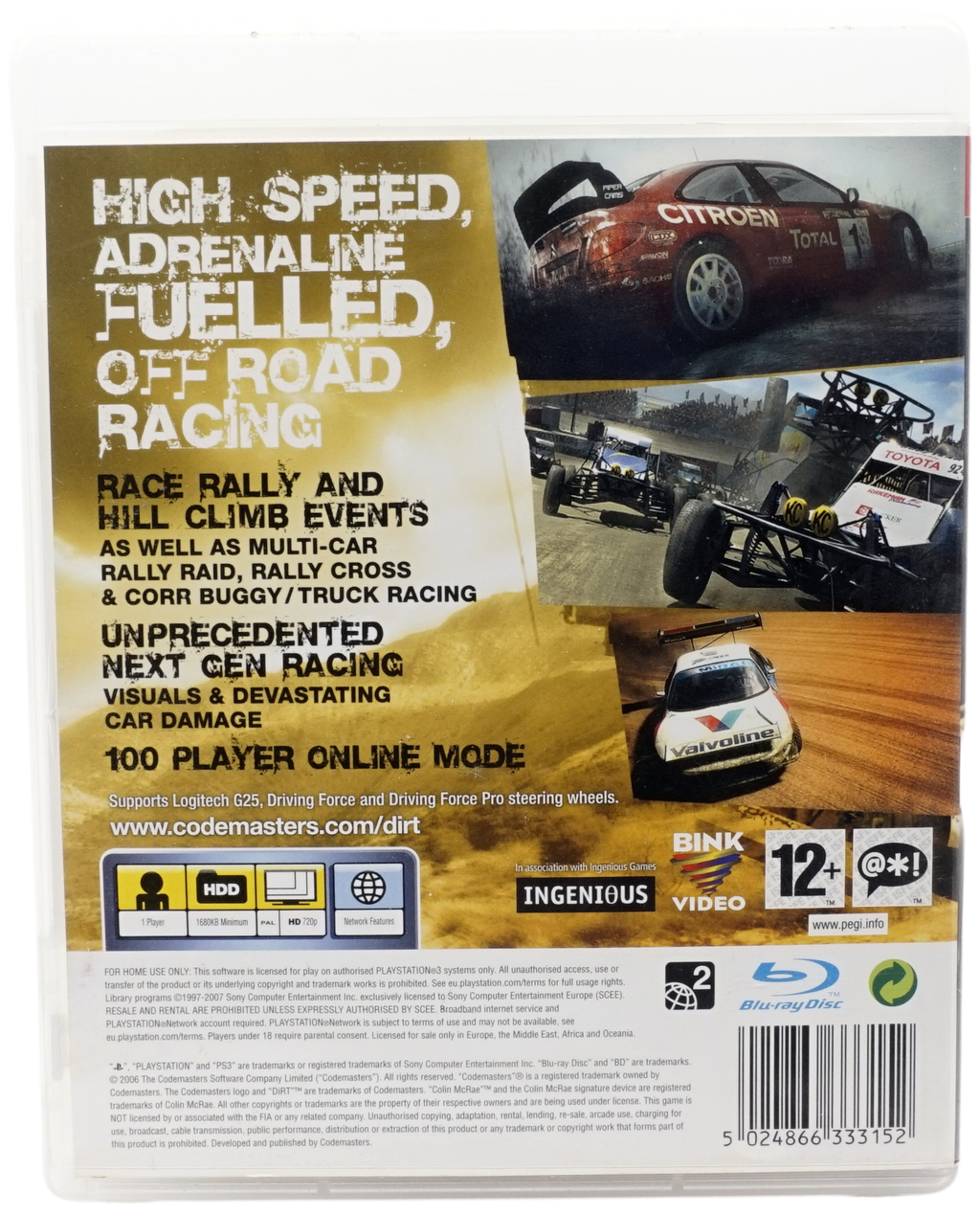 Colin McRae DiRT (PS3)