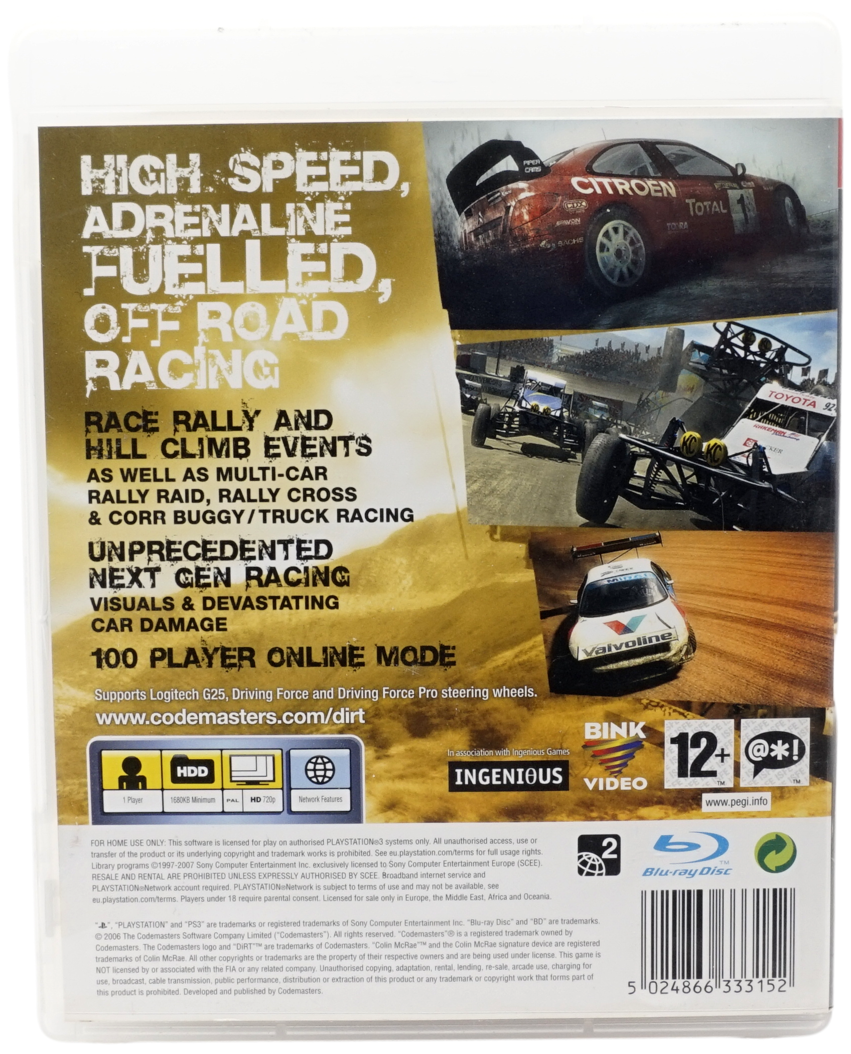 Colin McRae DiRT (PS3)