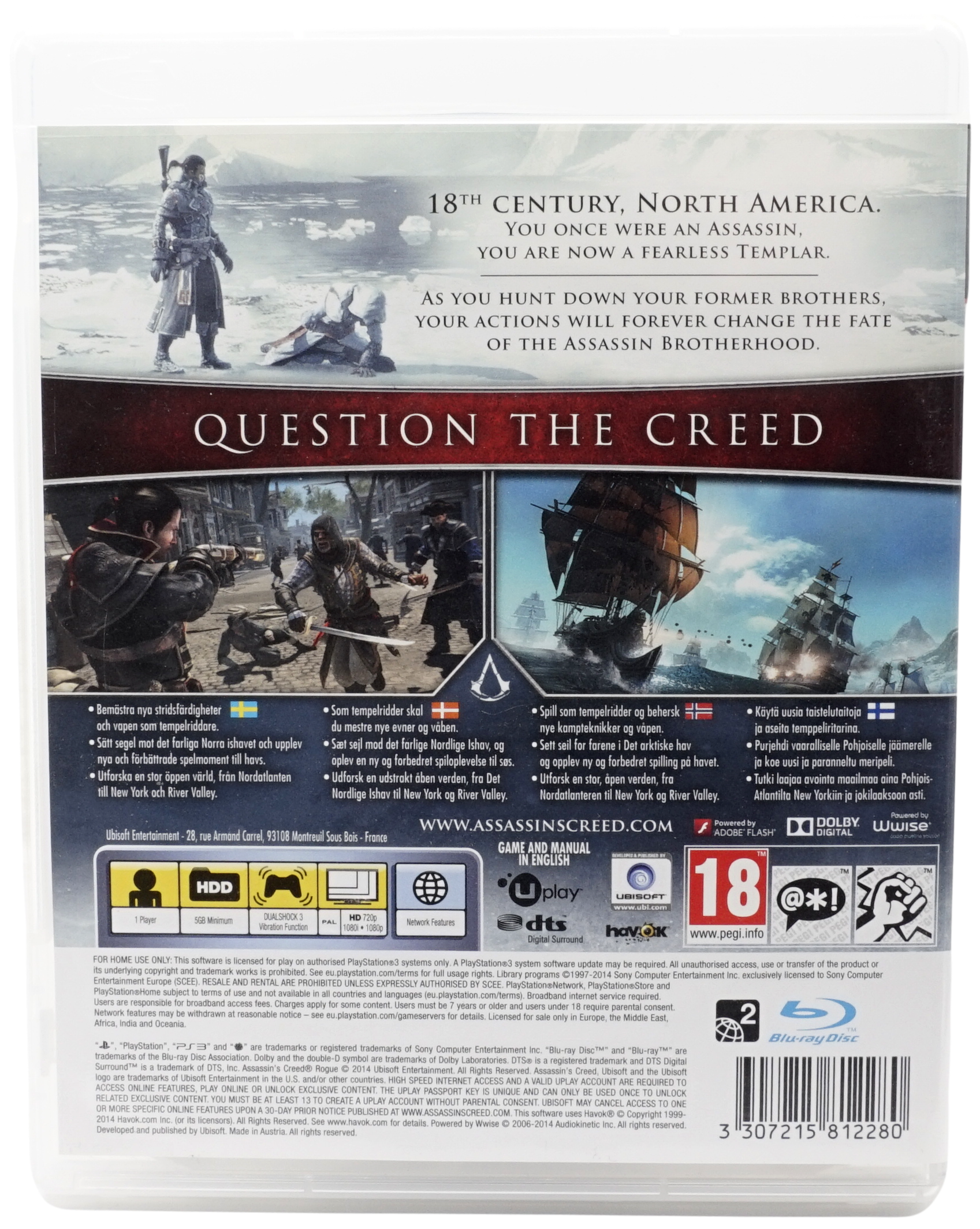 Assassin's Creed : Rogue (PS3)