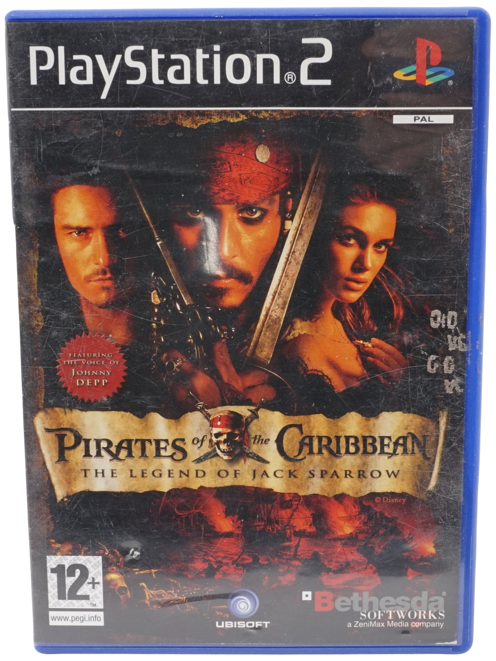 Pirates of the Caribbean : The Legend of Jack Sparrow (Uden Manual) (PS2)