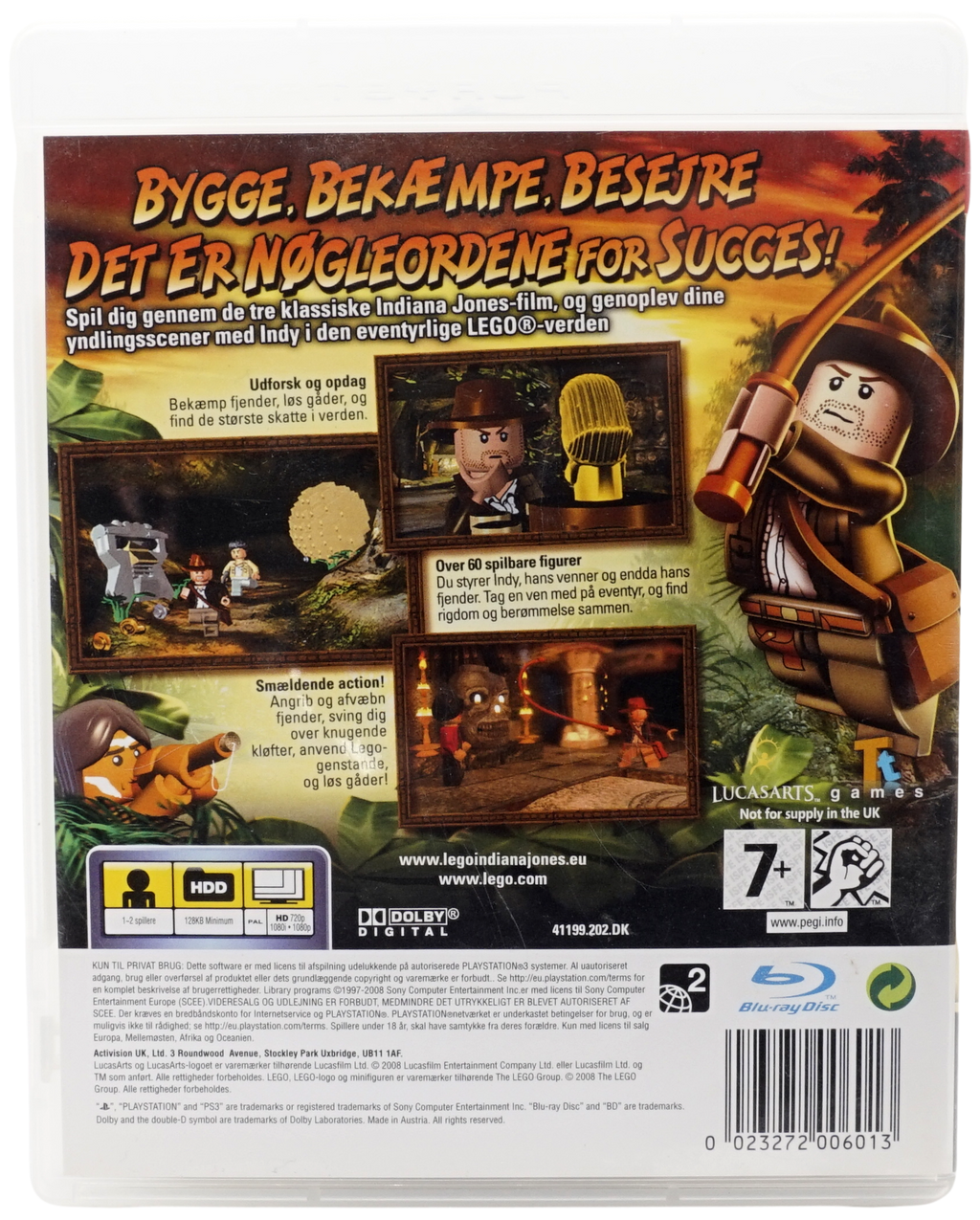 Lego Indiana Jones : The Original Adventures (PS3)
