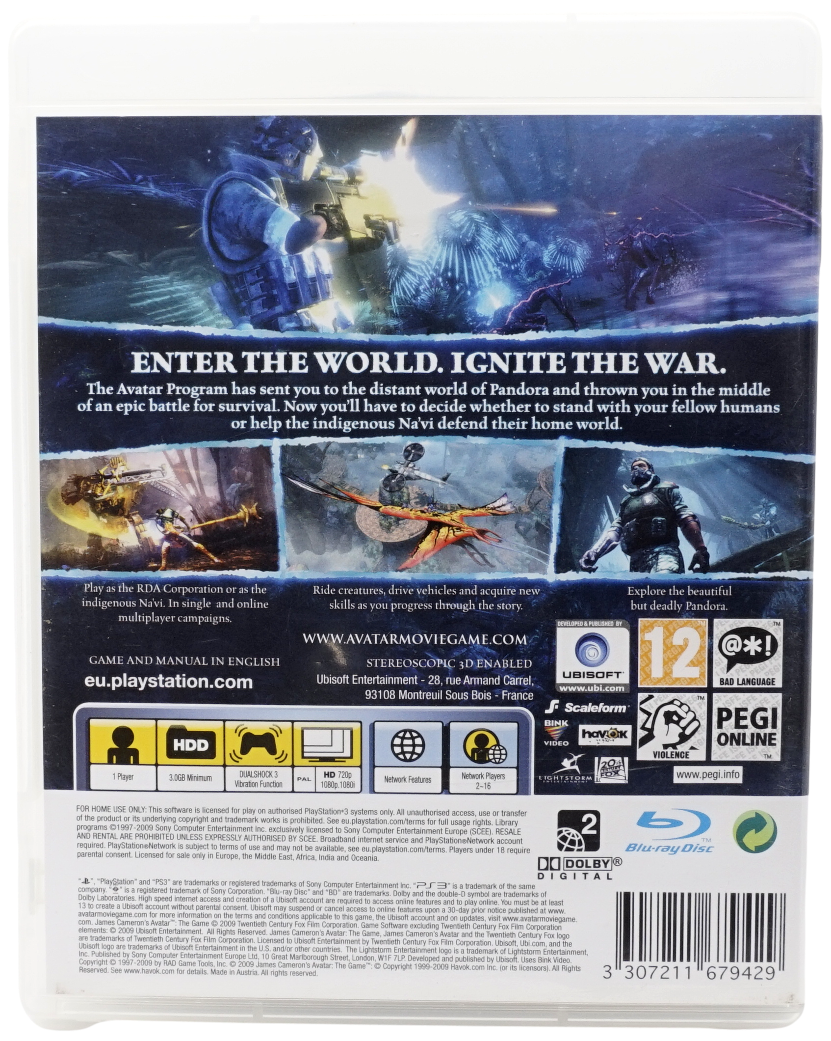 James Cameron's Avatar : The Game (PS3)