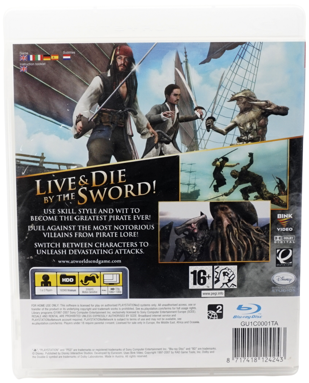 Disney Pirates of the Caribbean : At World’s End (PS3)