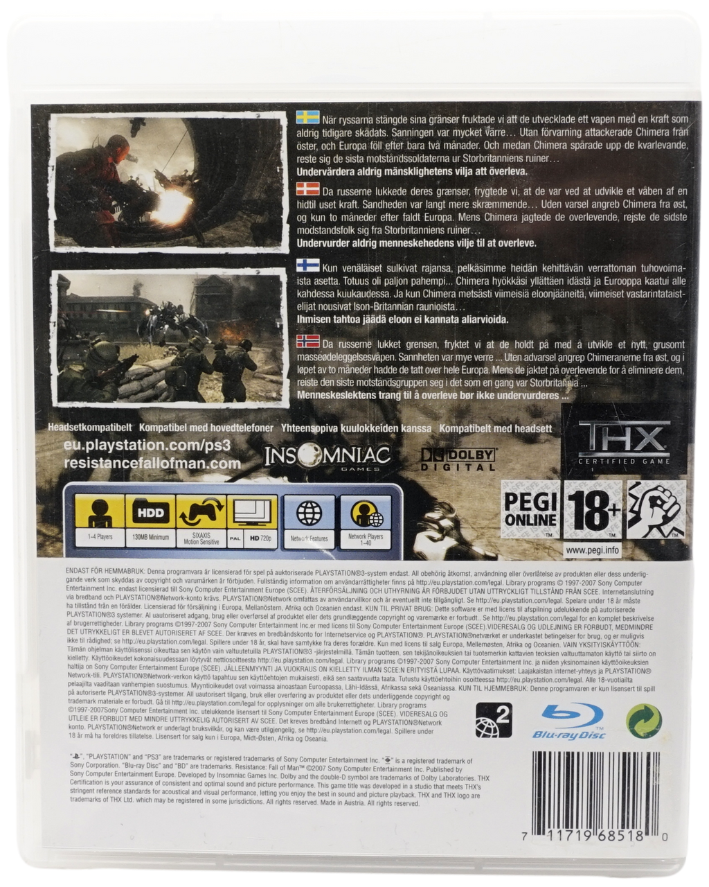 Resistance : Fall of Man (PS3)