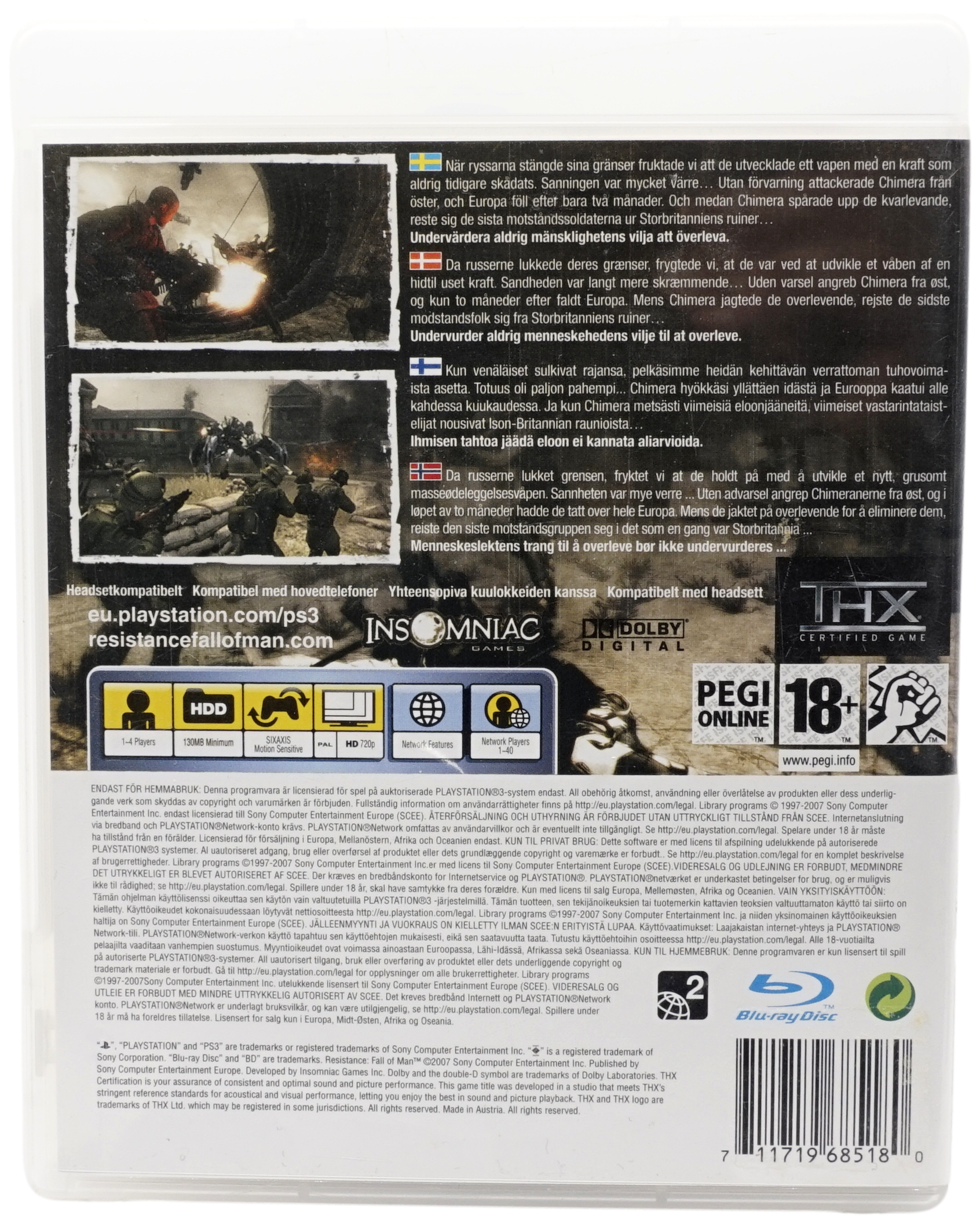 Resistance : Fall of Man (PS3)