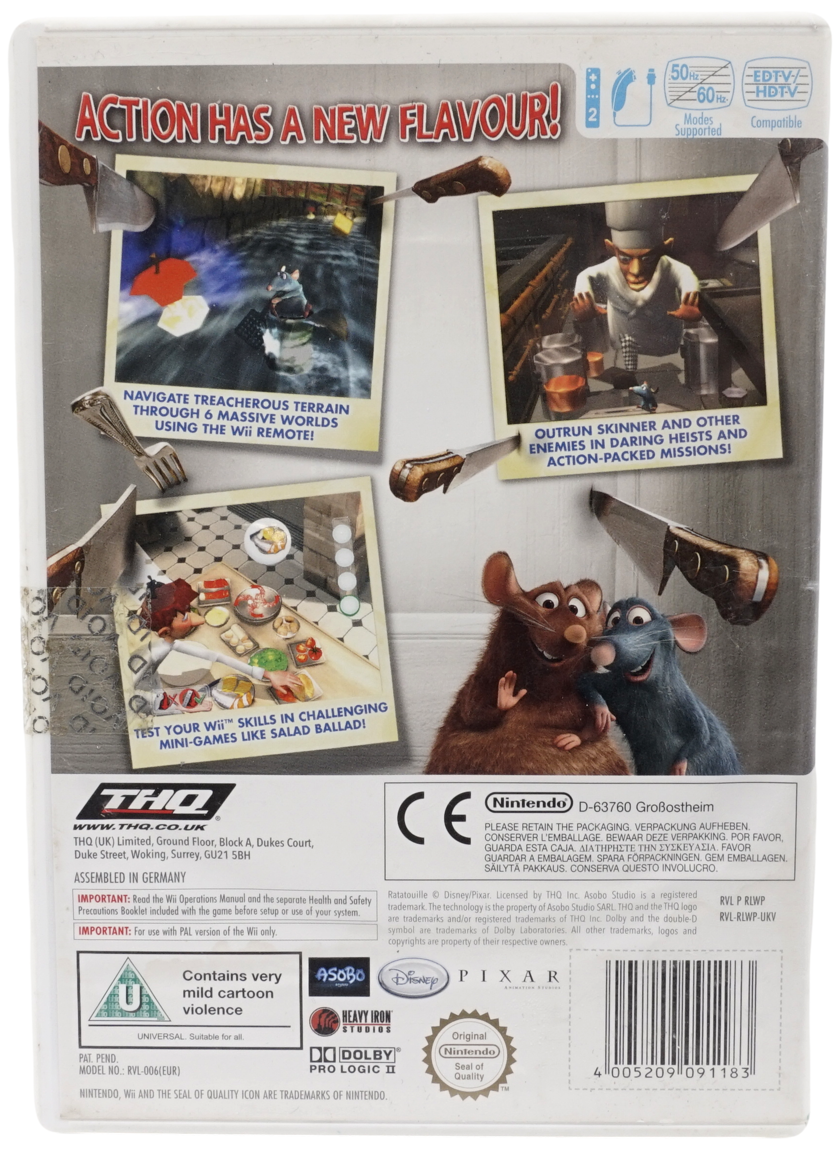 Disney Pixar : Ratatouille (Uden Manual) (Wii)