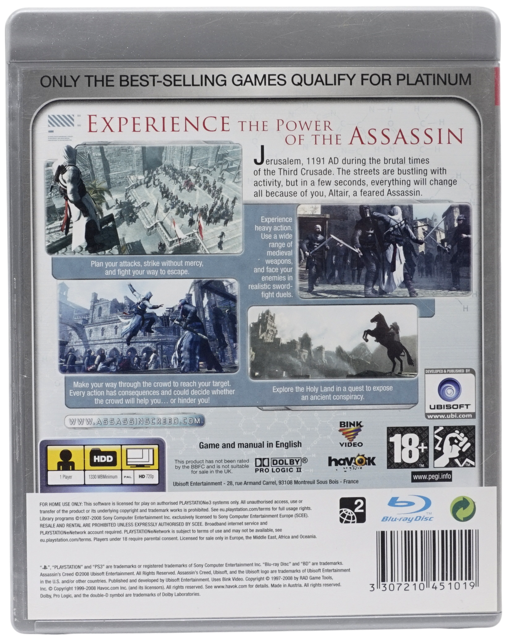 Assassin's Creed (Platinum) (PS3)