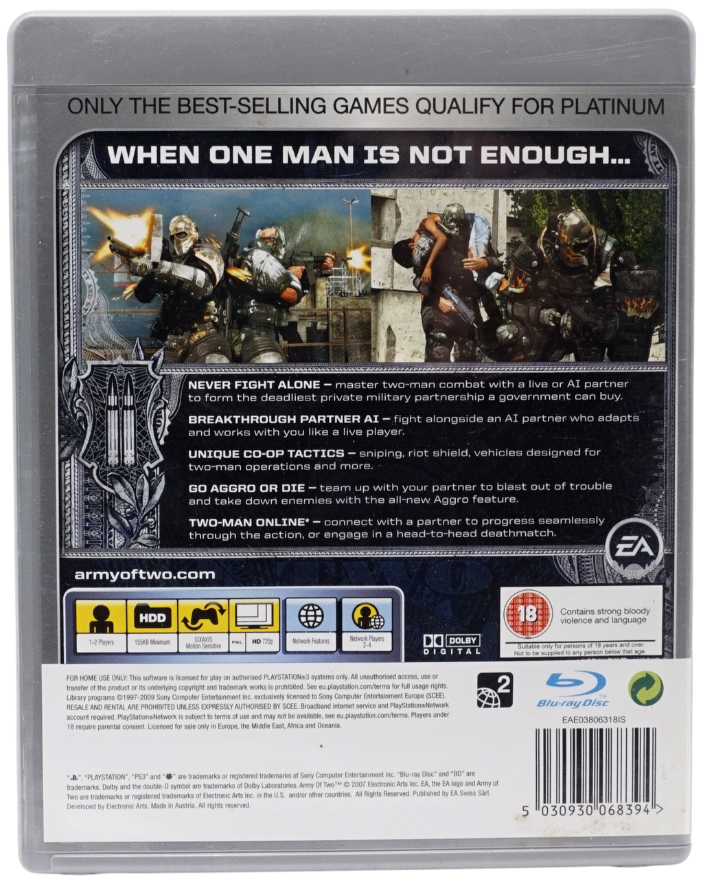 Army of Two (Platinum) (PS3)