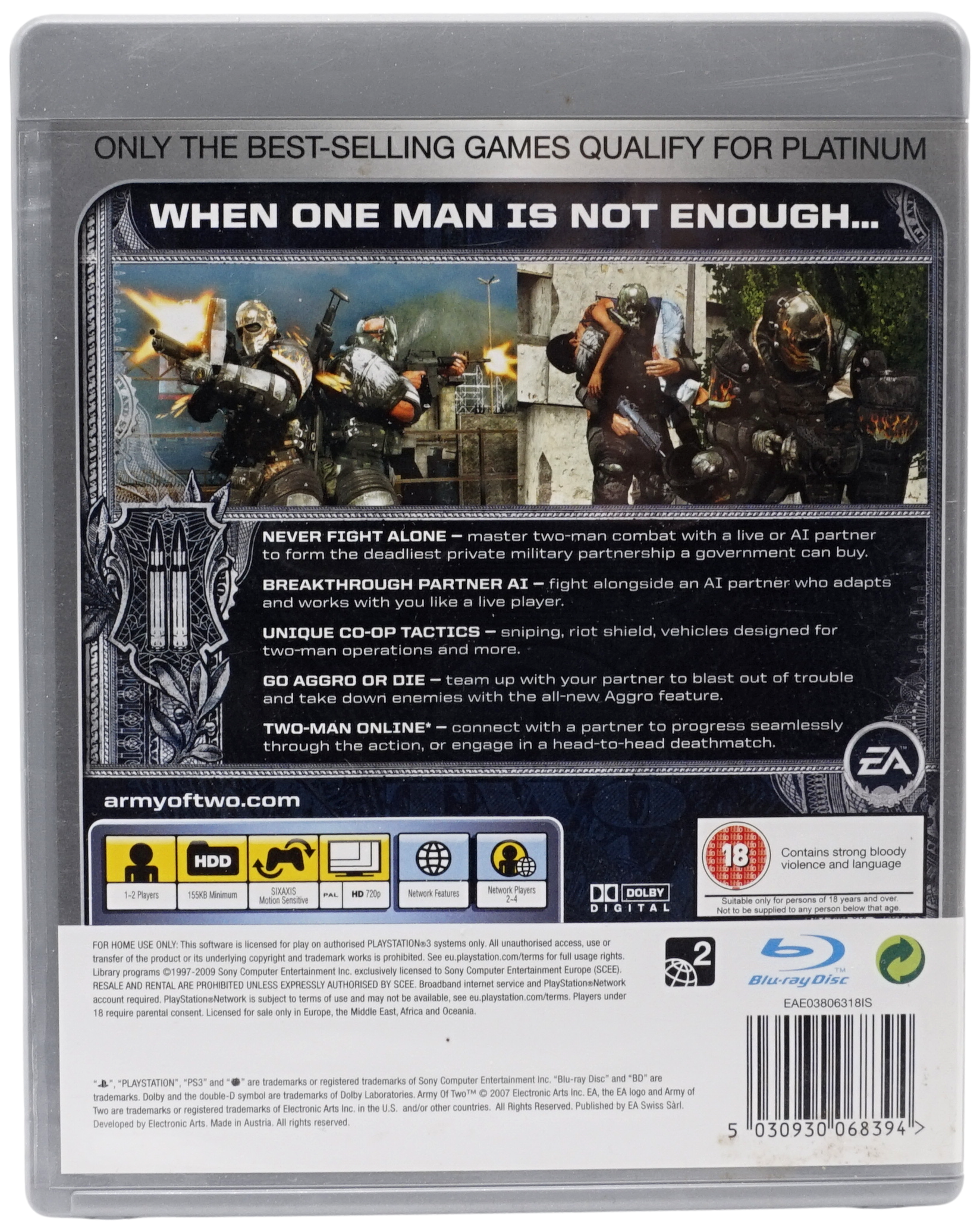 Army of Two (Platinum) (PS3)
