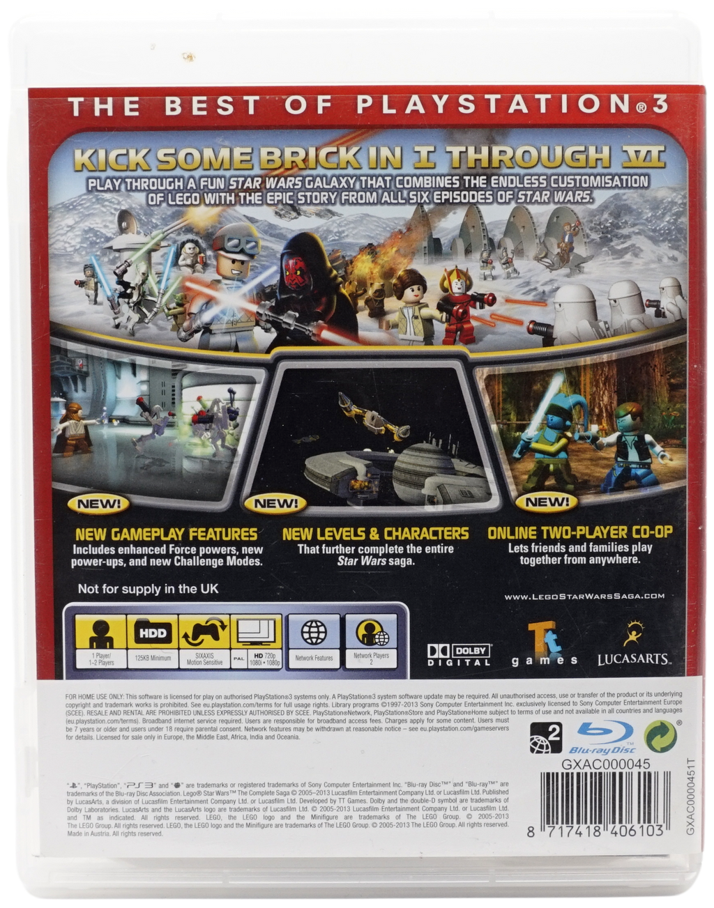 LEGO Star Wars : The Complete Saga (Essentials) (PS3)
