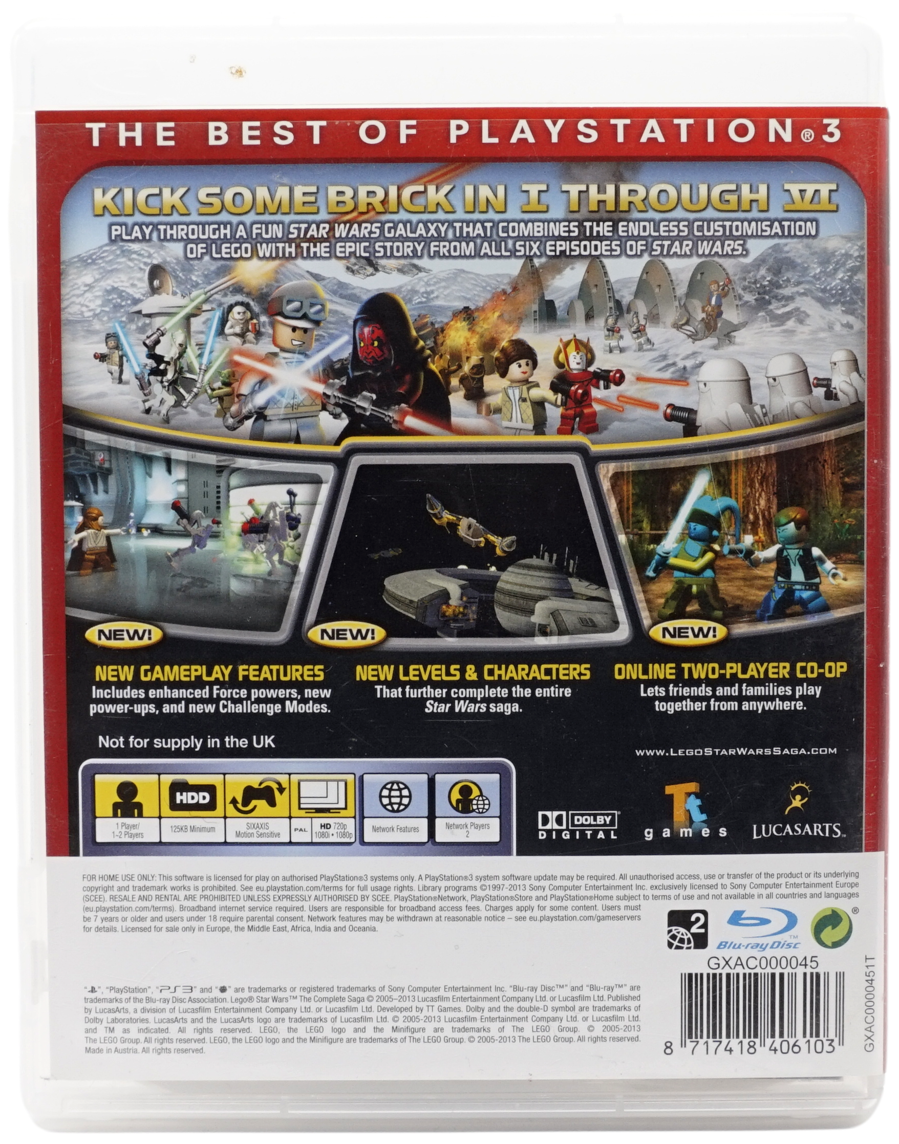 LEGO Star Wars : The Complete Saga (Essentials) (PS3)