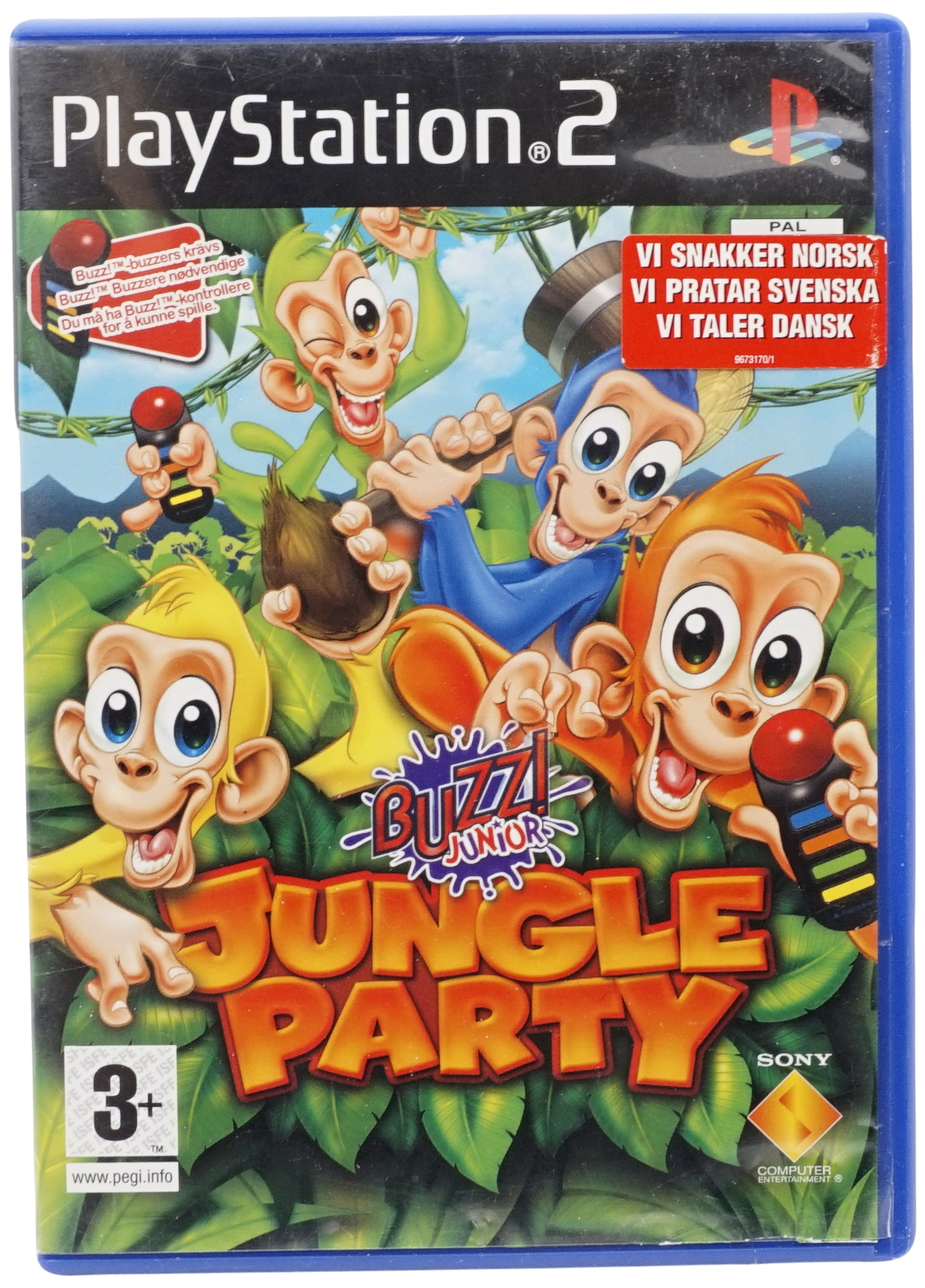Buzz! Junior – Jungle Party (PS2) forside