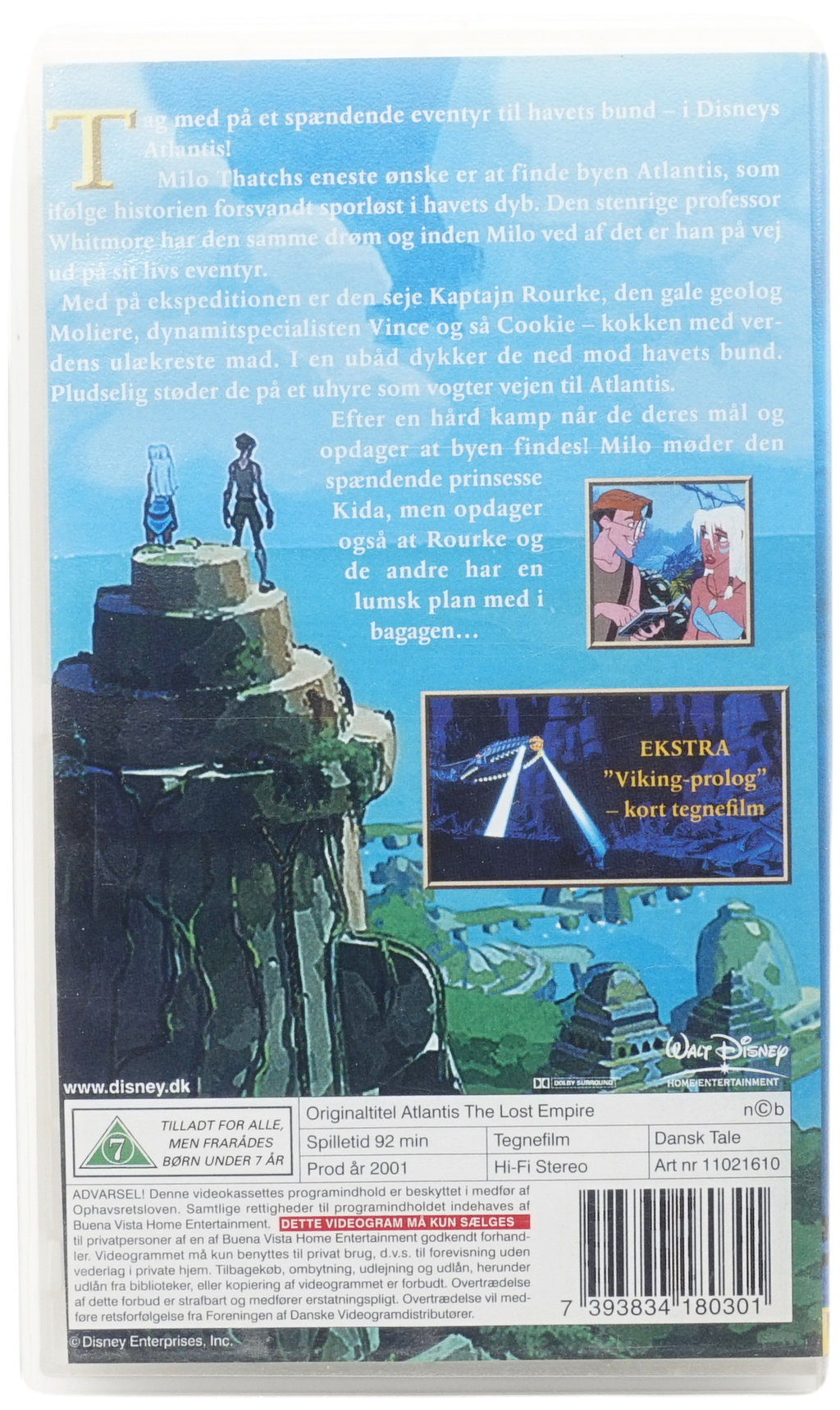 Atlantis : Det Forsvundne Rige (VHS)
