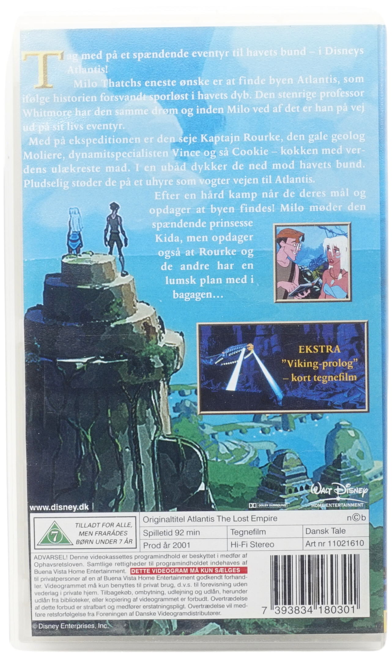 Atlantis : Det Forsvundne Rige (VHS)