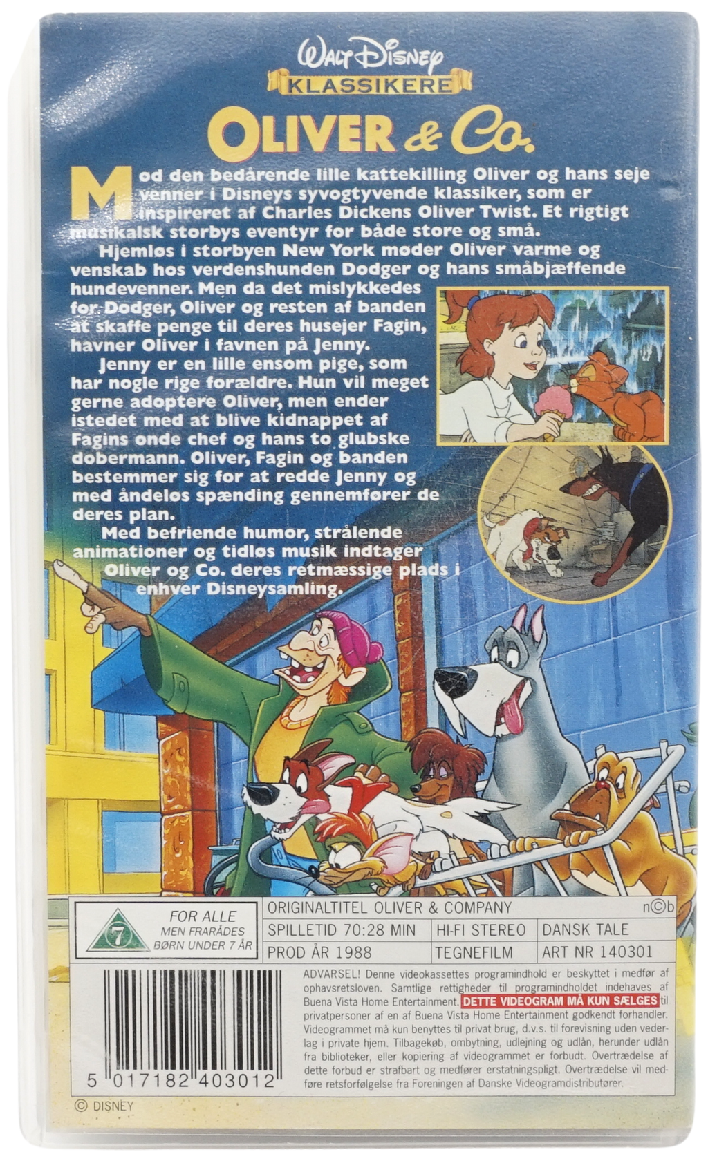 Oliver og Co (VHS)