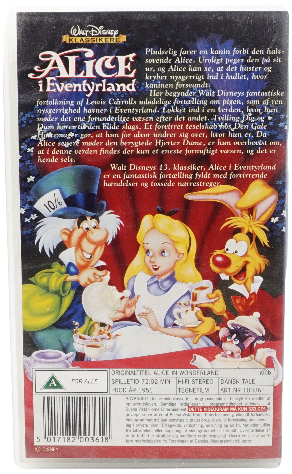 Alice i Eventyrland (VHS)