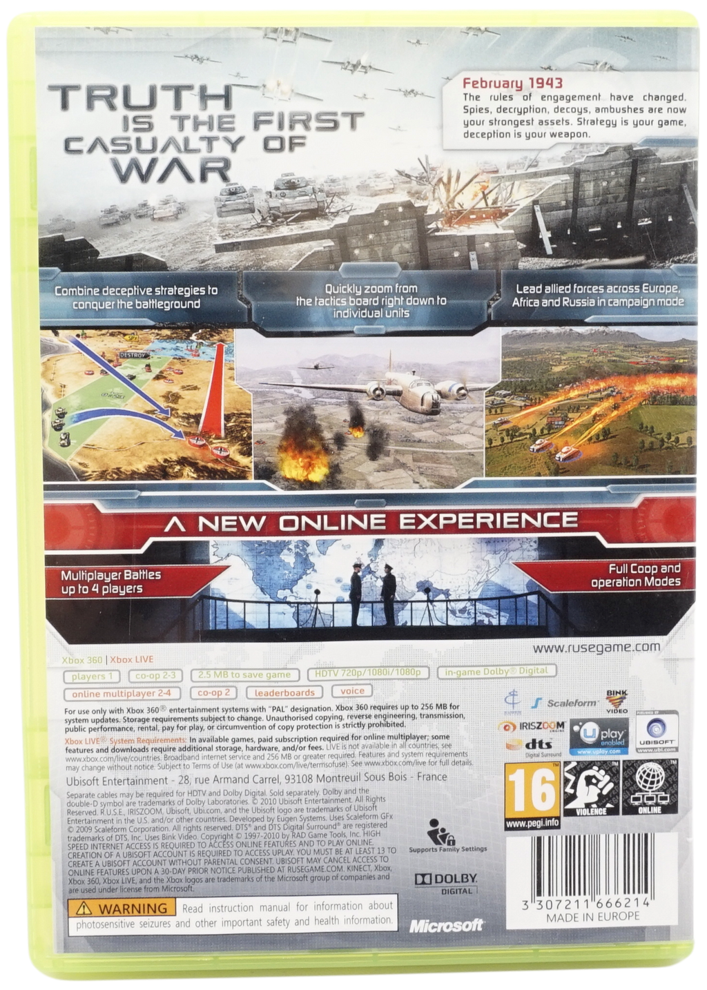 RUSE : Don't Believe What You See (Xbox 360)