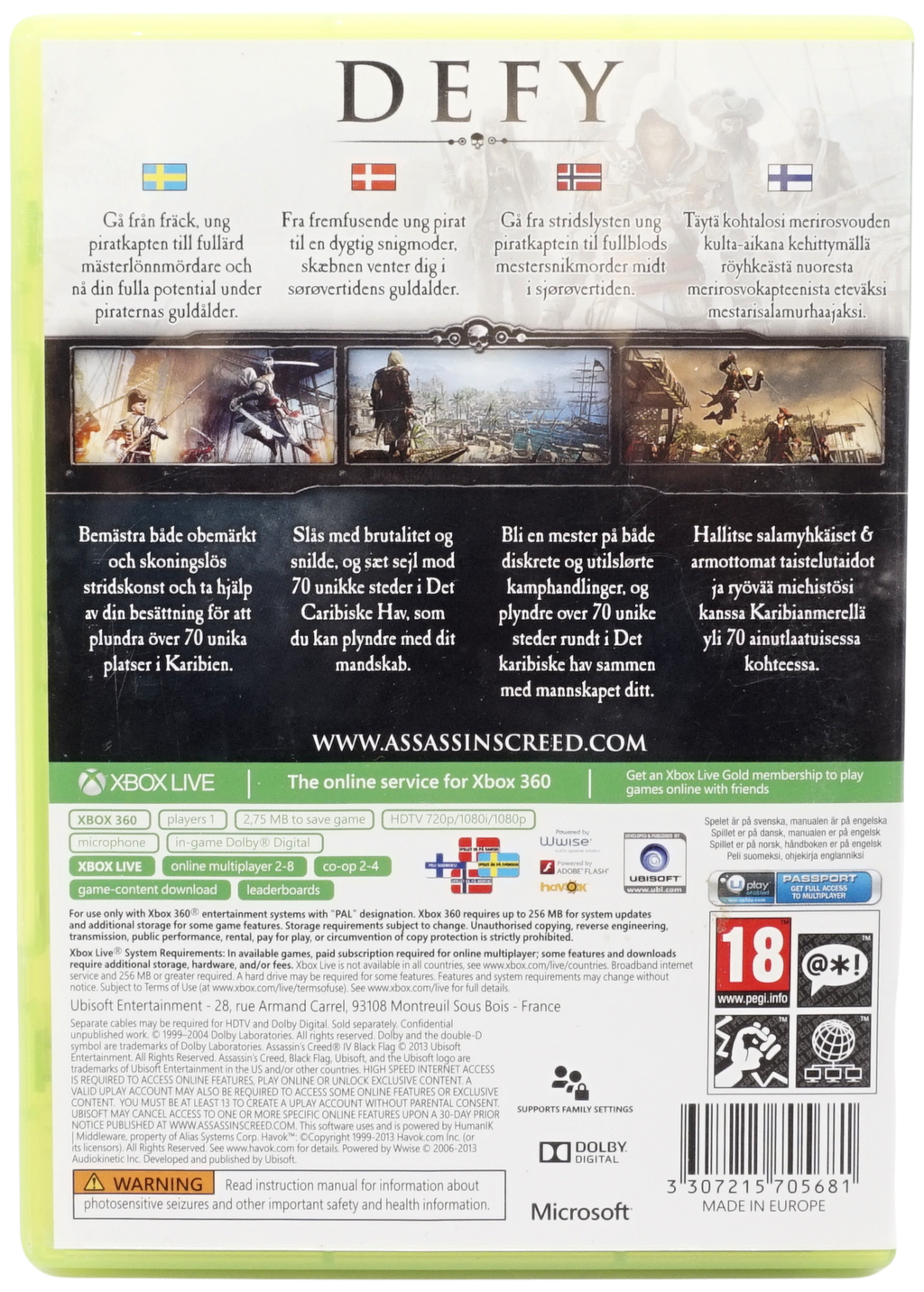 Assassin's Creed IV : Black Flag (Xbox 360)