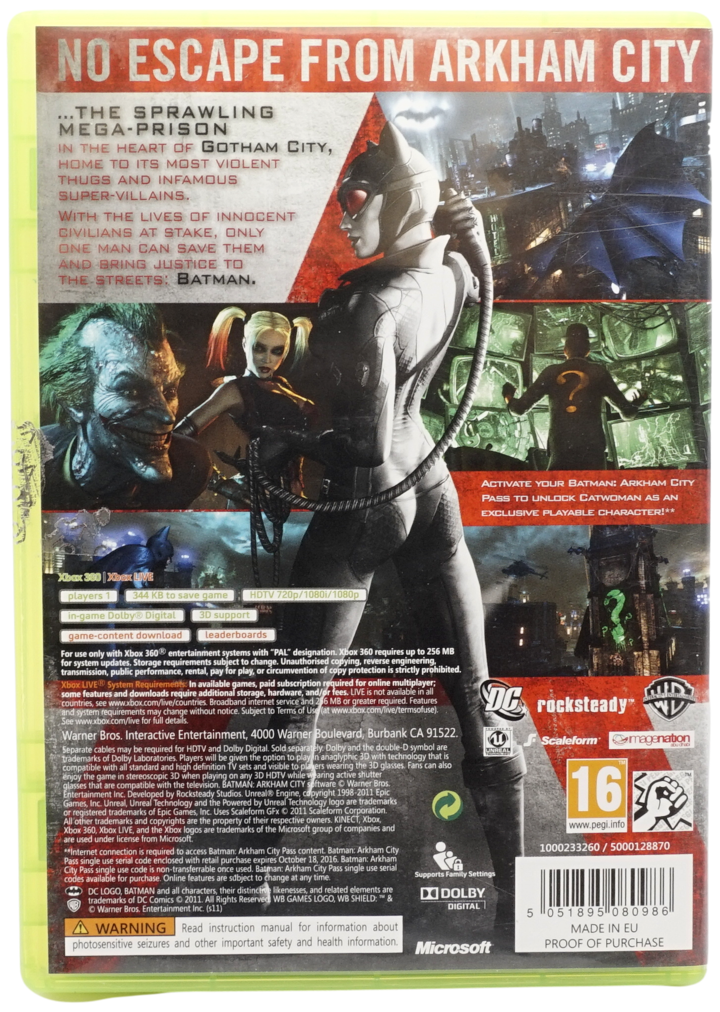Batman : Arkham City (Xbox 360)