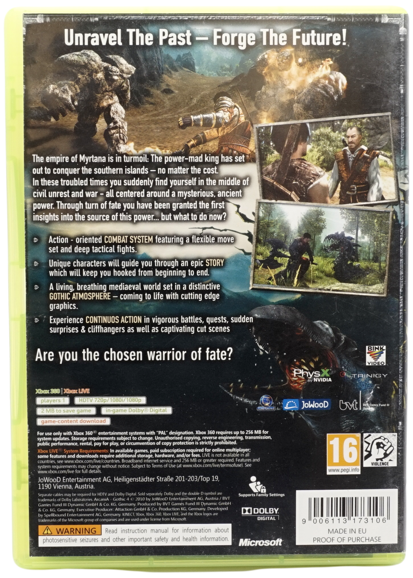 Arcania : Gothic 4 (Xbox 360)
