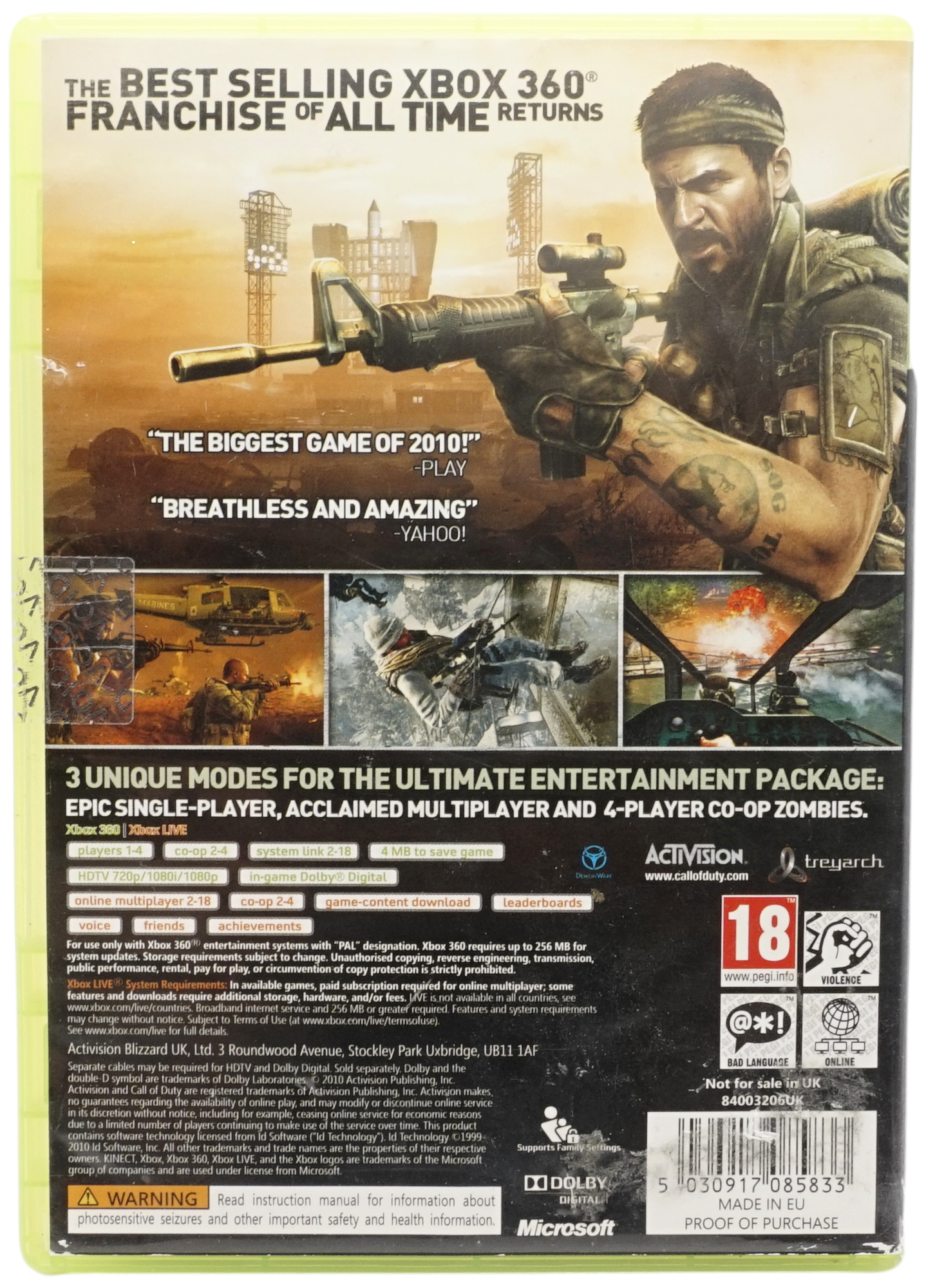 Call of Duty : Black Ops (Xbox 360)