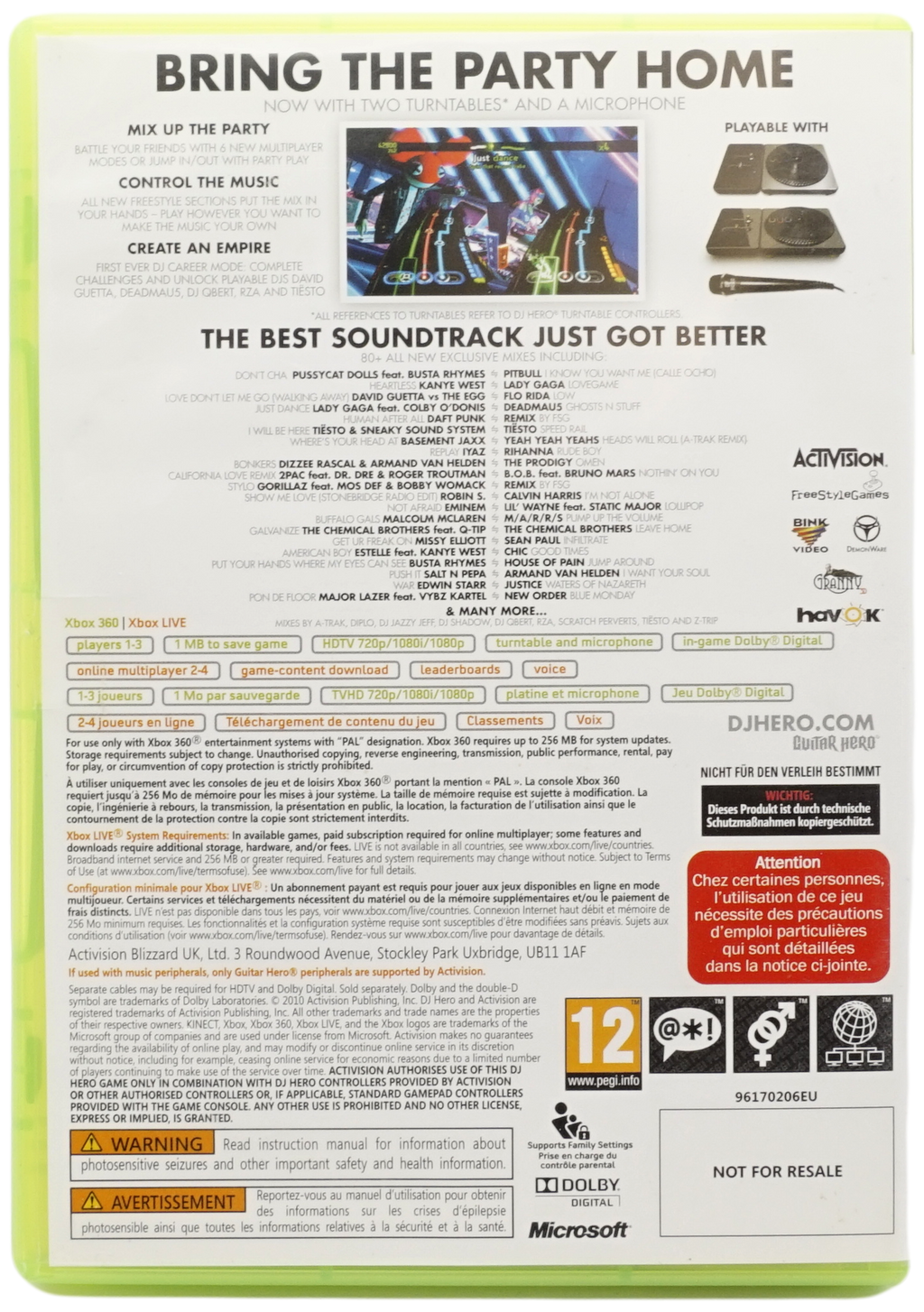 DJ Hero 2 (Xbox 360)