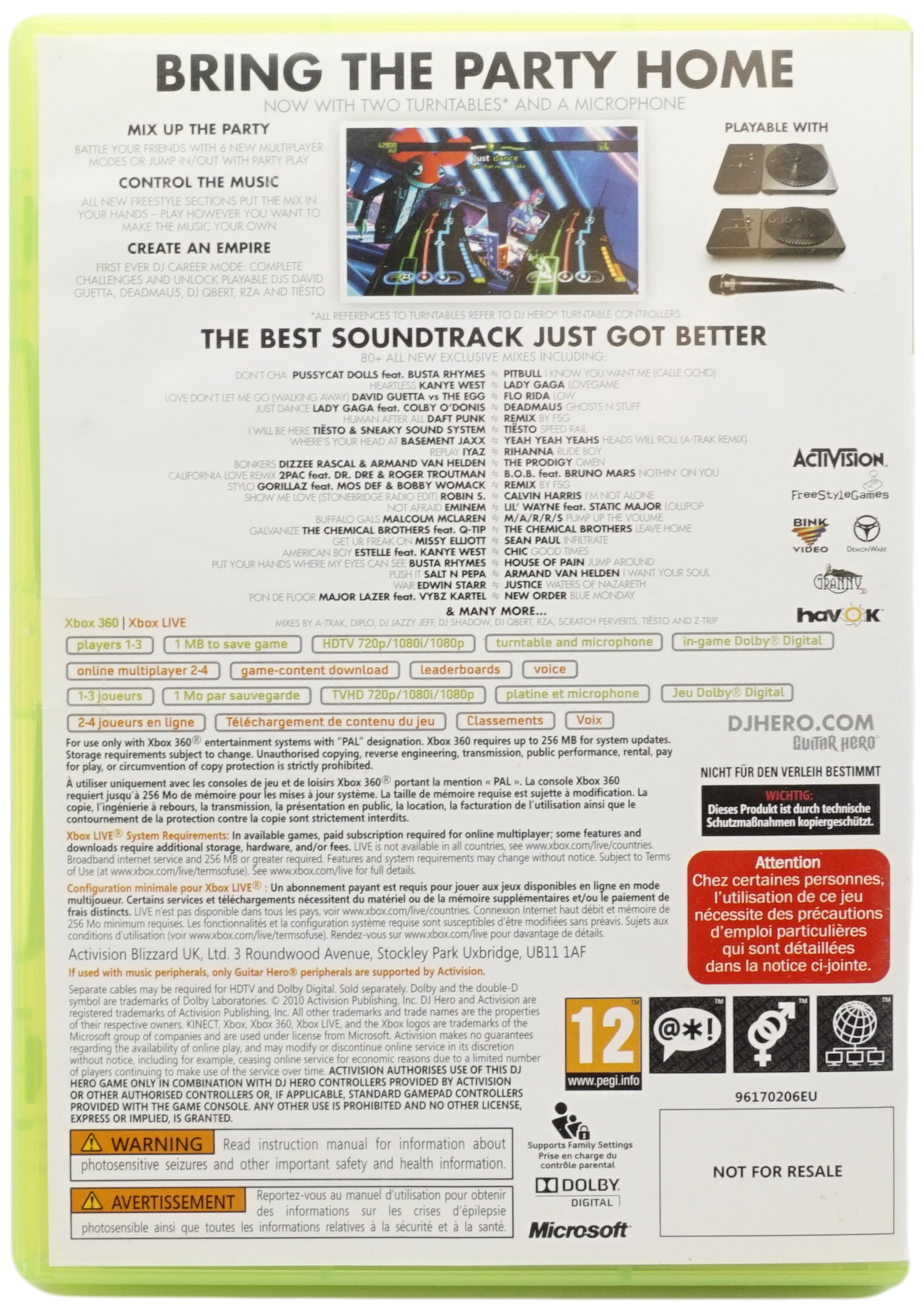 DJ Hero 2 (Xbox 360)