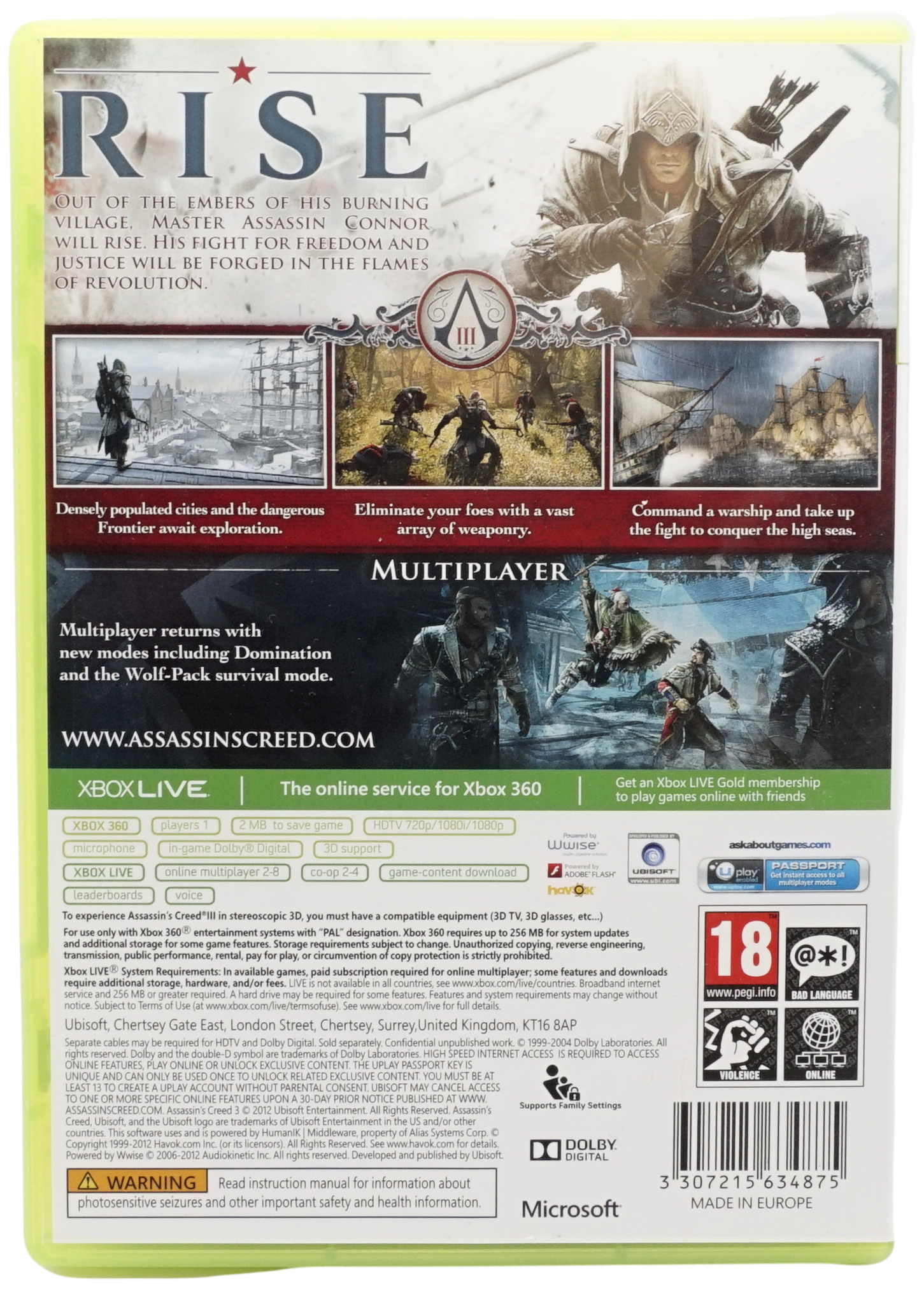 Assassin’s Creed III (Xbox 360)