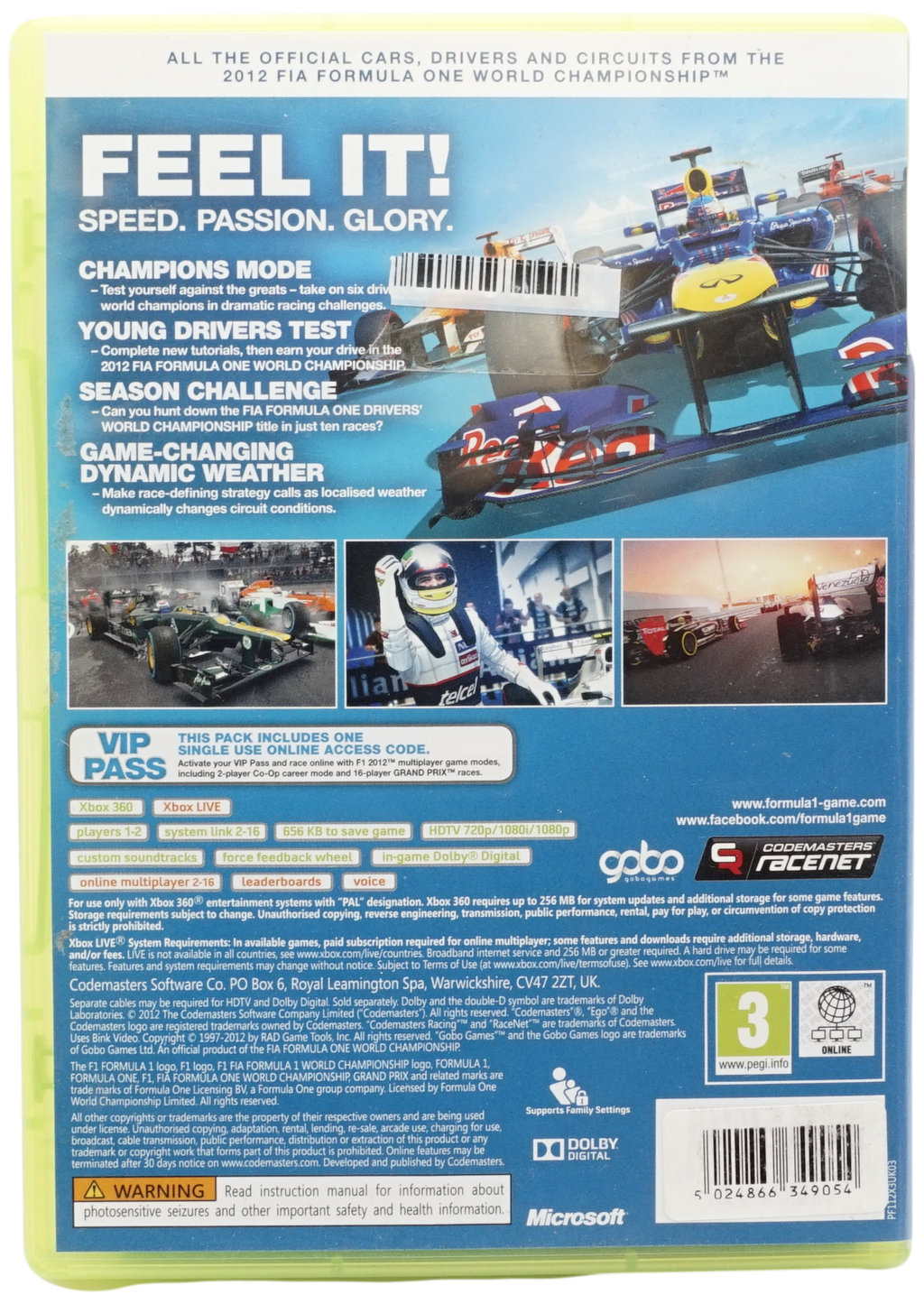 F1 2012 (Xbox 360)