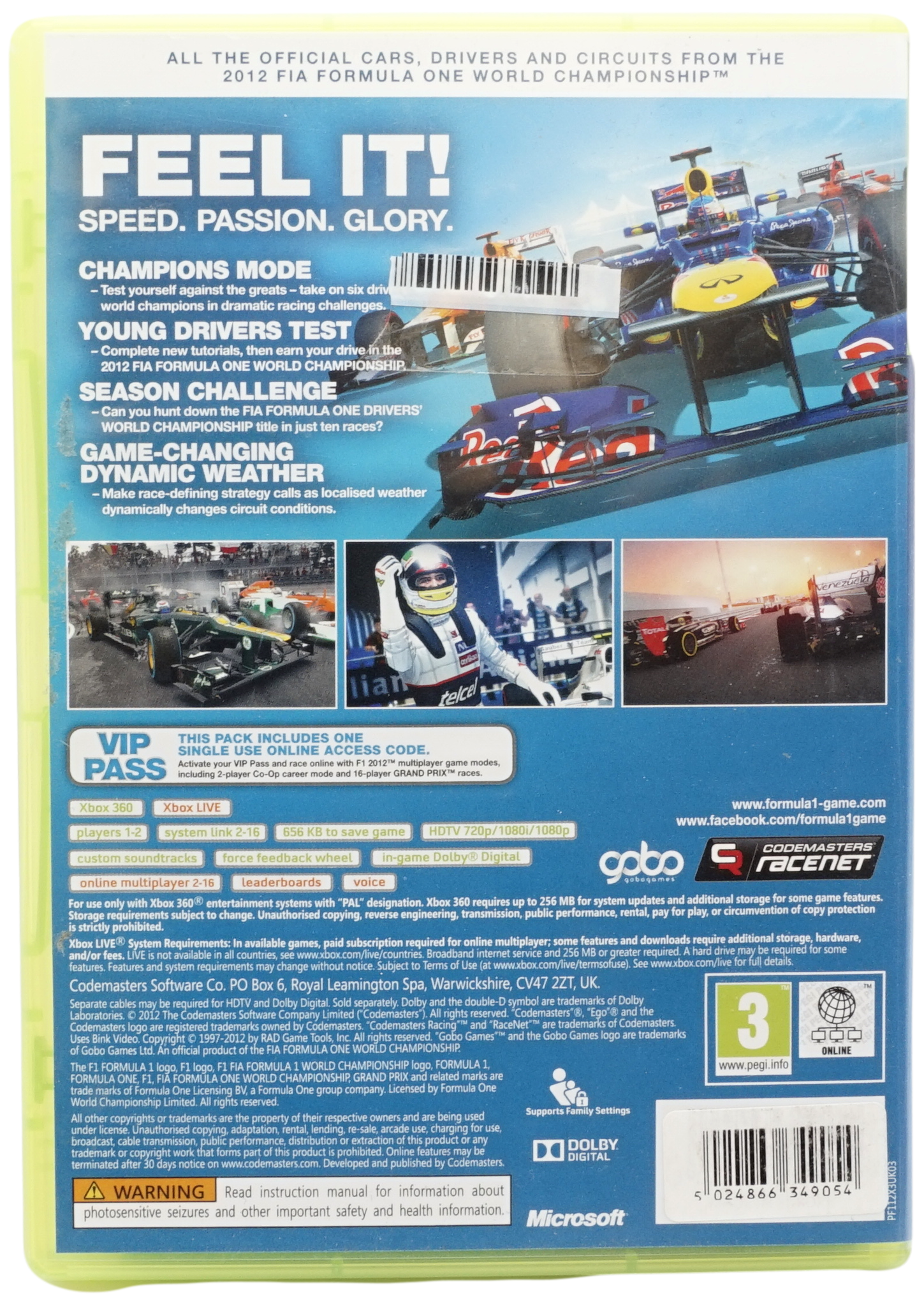 F1 2012 (Xbox 360)
