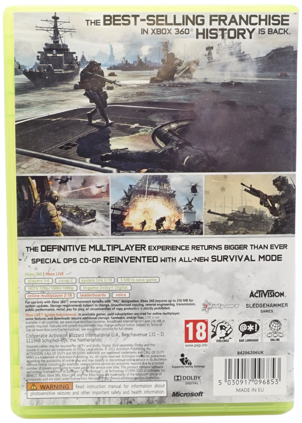 Call of Duty : Modern Warfare 3 (Xbox 360)