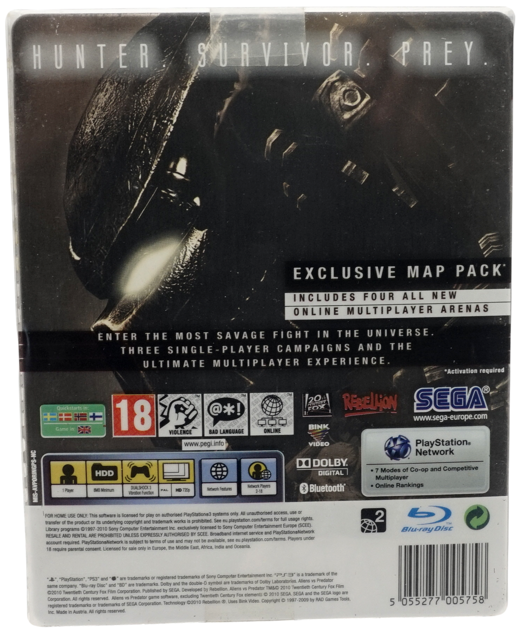 Aliens Vs. Predator (Steelbook) (PS3)
