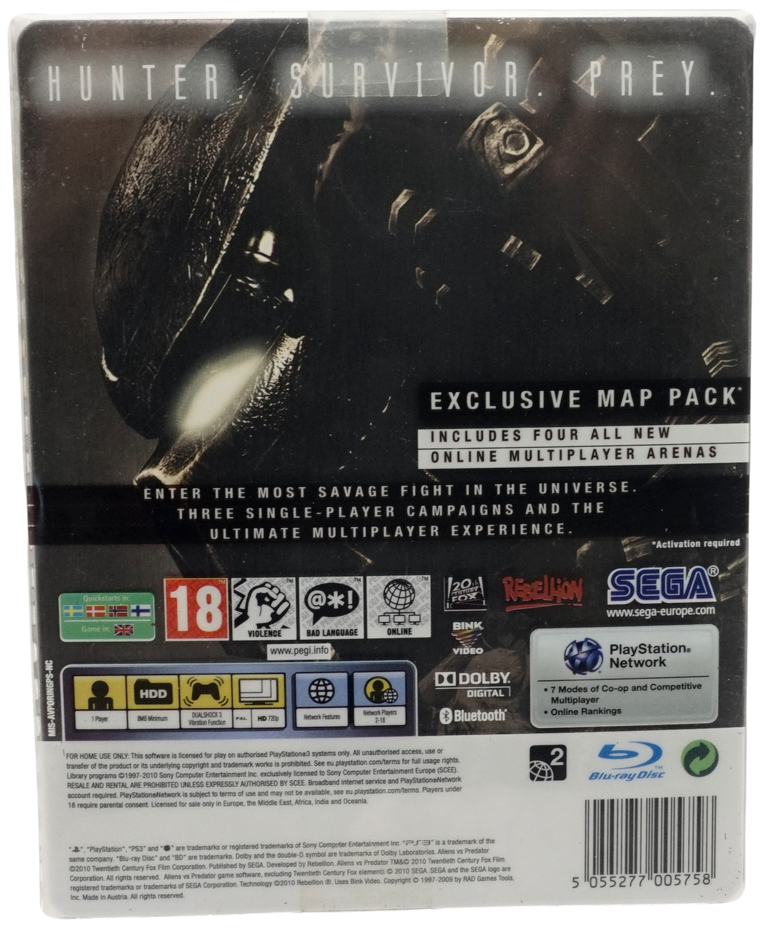 Aliens Vs. Predator (Steelbook) (PS3)