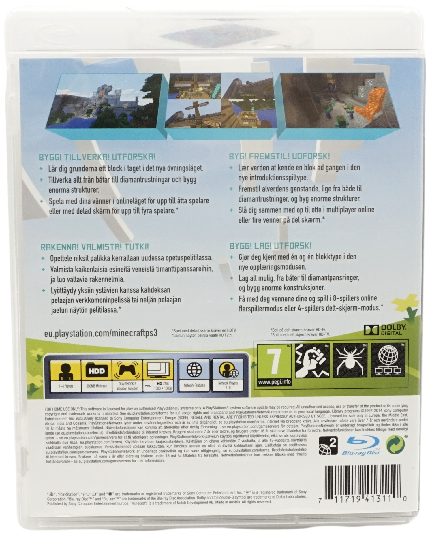 Minecraft : Playstation 3 Edition (PS3)