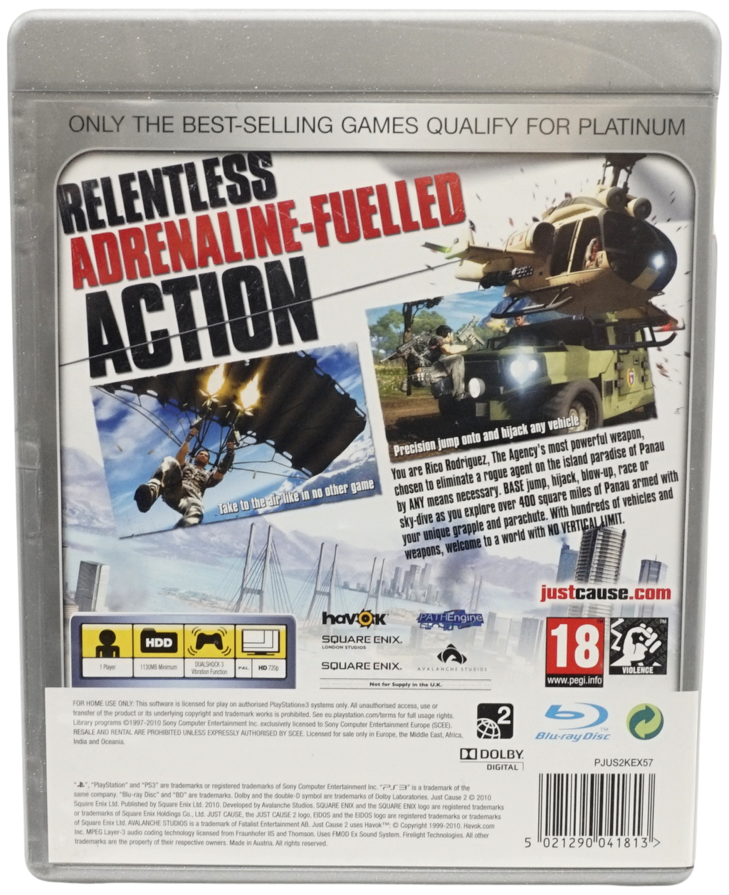 Just Cause 2 (Platinum) (PS3)