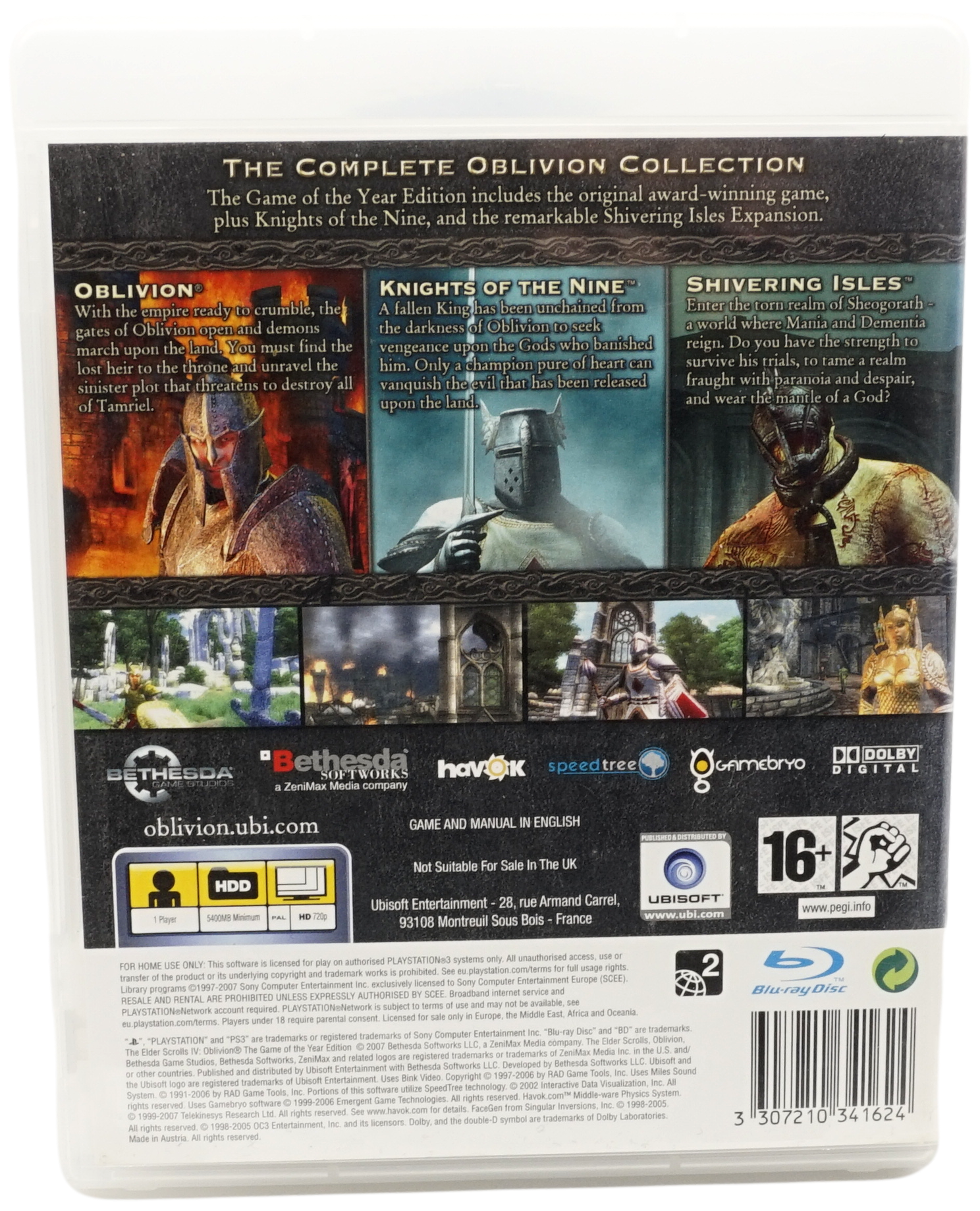 The Elder Scrolls IV : Oblivion - Game of the Year Edition (PS3)