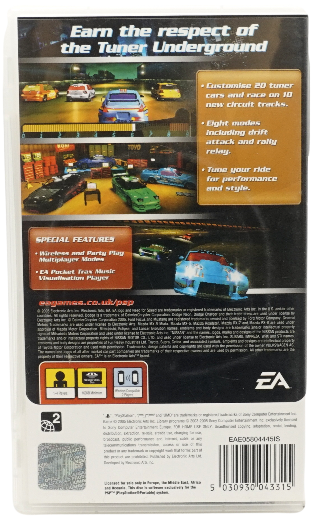 Need for Speed : Underground Rivals (PSP)