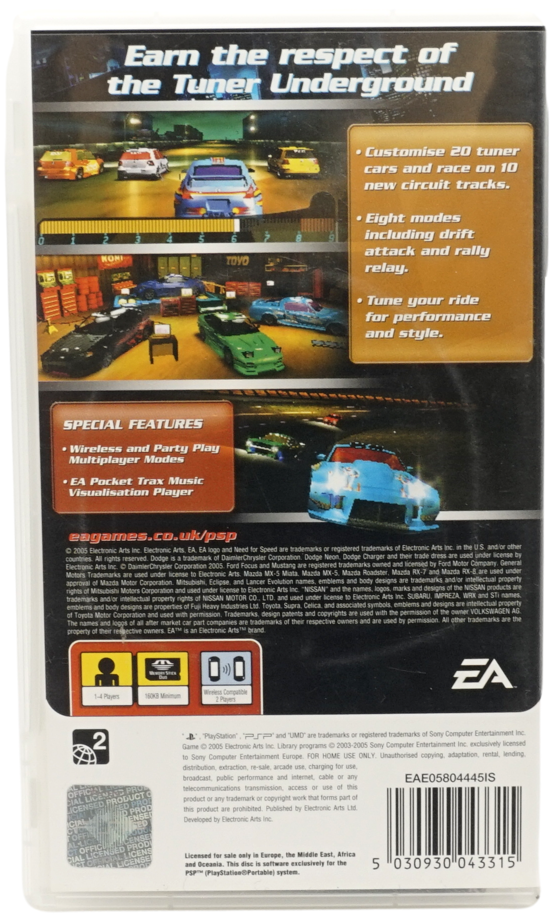 Need for Speed : Underground Rivals (PSP)