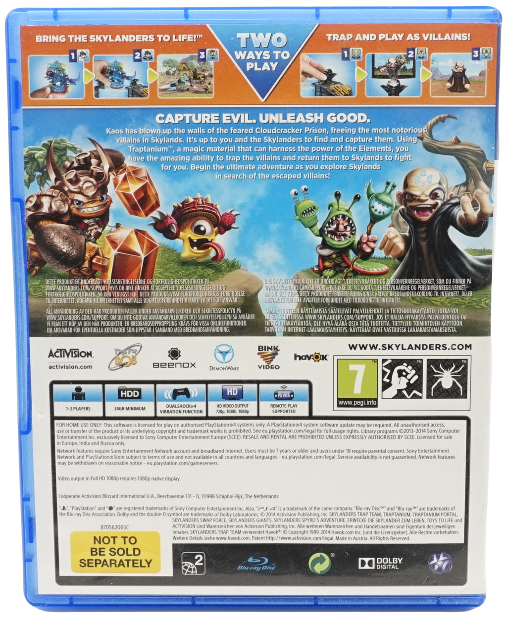 Skylanders Trap Team (PS4)