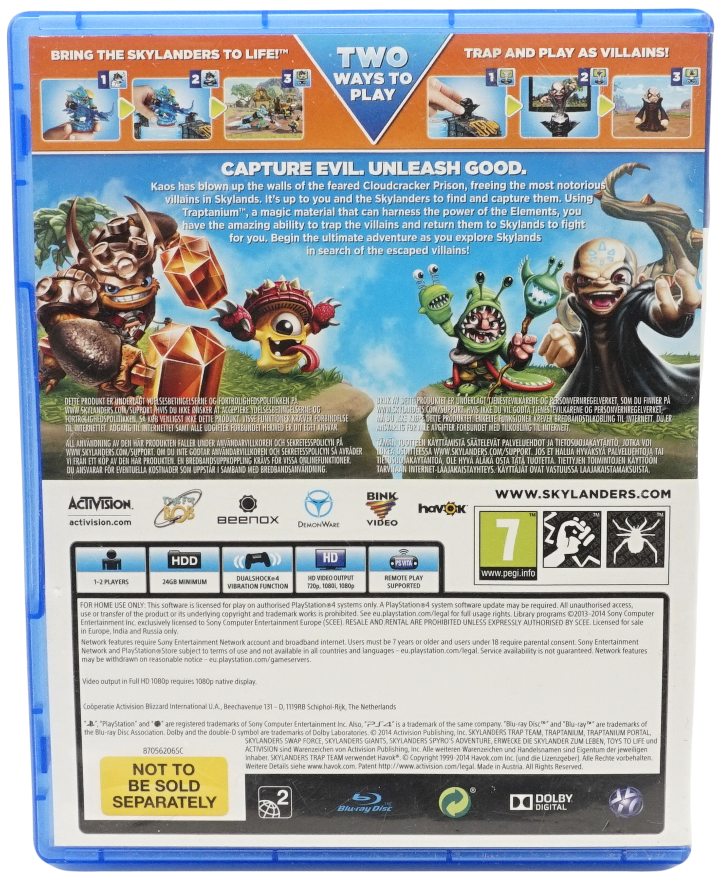Skylanders Trap Team (PS4)