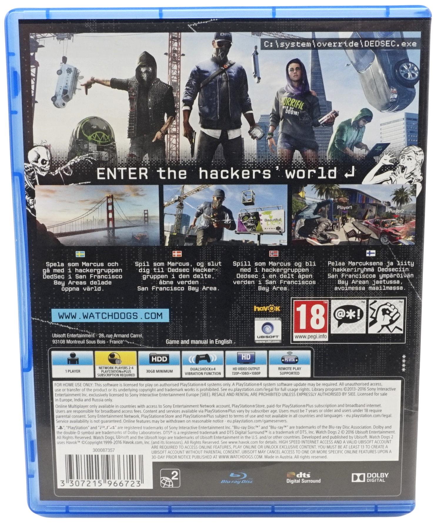 Watch Dogs 2 (PS4)